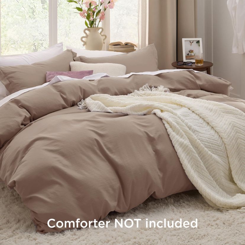 Bedsure Duvet Cover - Prewashed Extra Soft Bedding Set