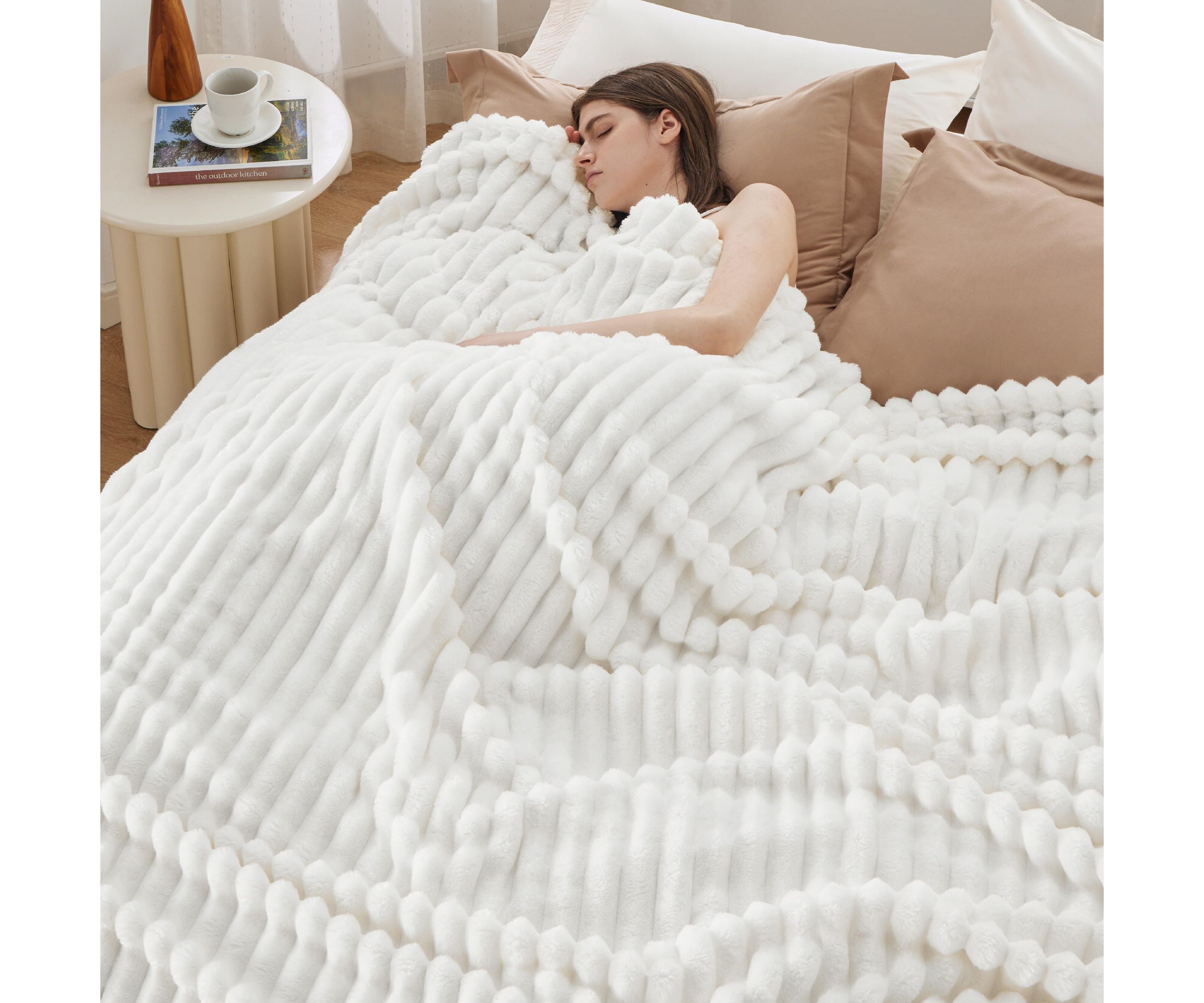 GentleSoft™ Wide Ribbed Plush Blanket