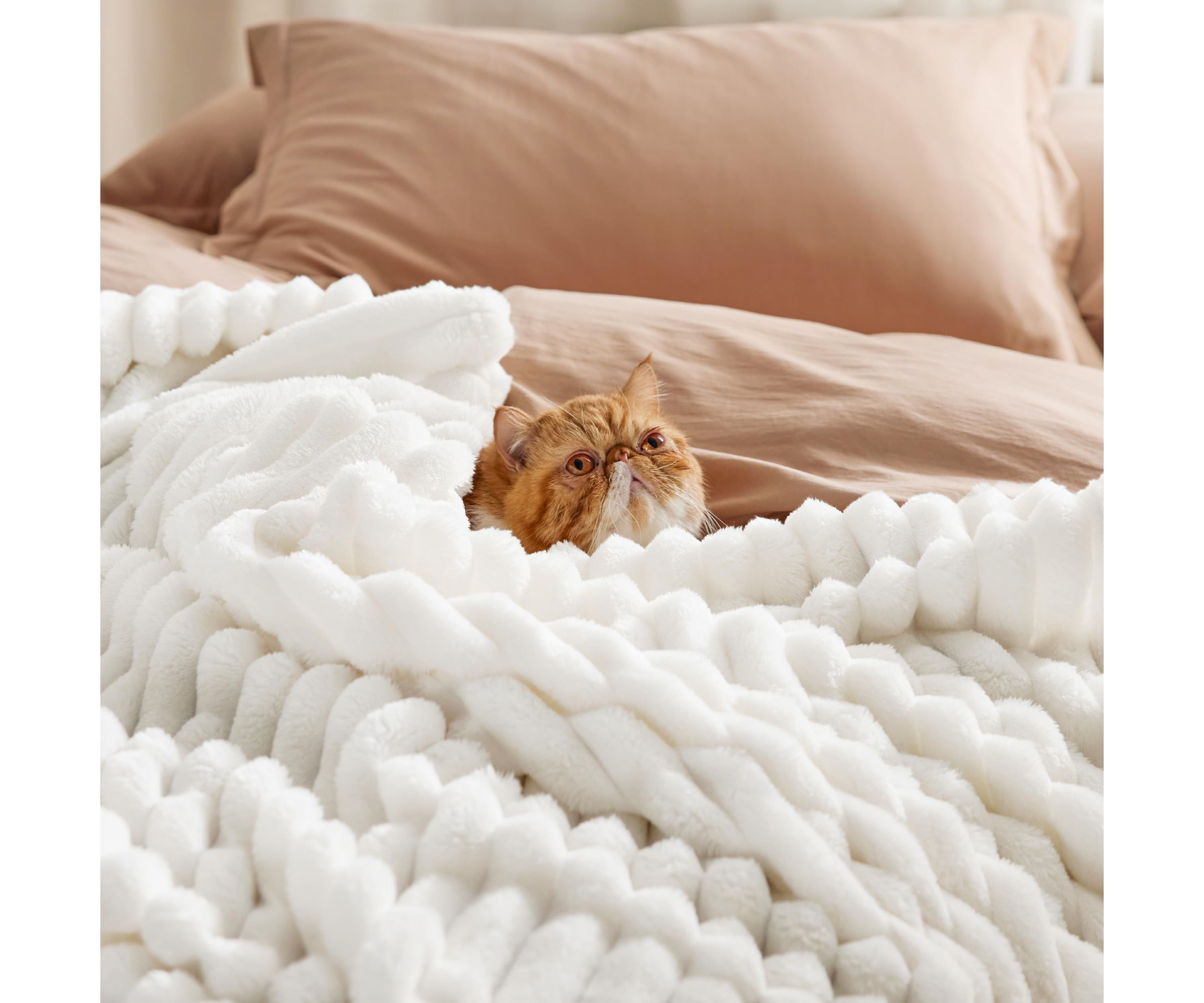 GentleSoft™ Wide Ribbed Plush Blanket