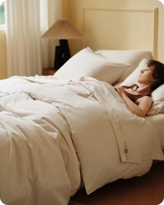 Bedsure Duvet Cover Set-300TC Bamboo CTN, Gray, King