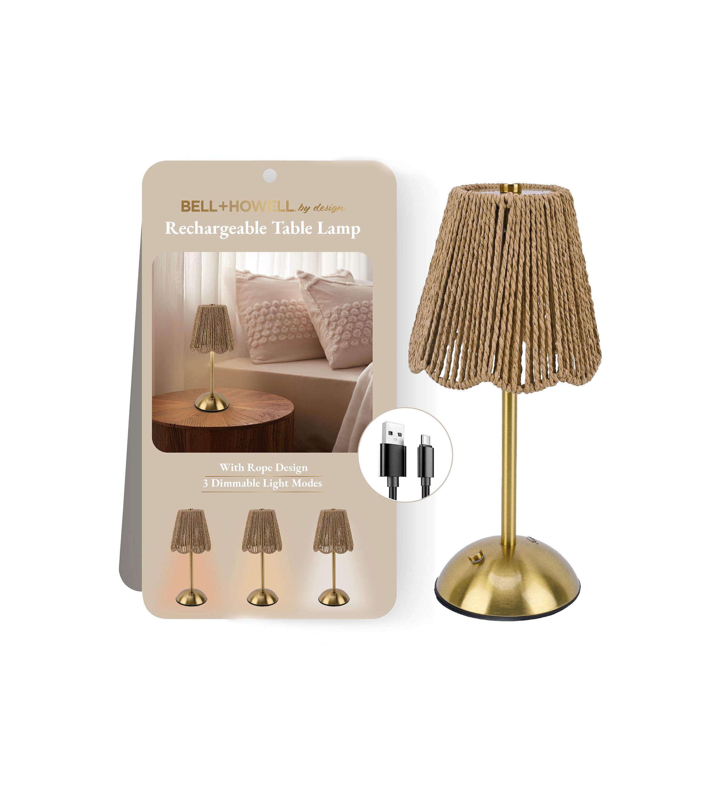 Rechargeable Woven String Lamp 