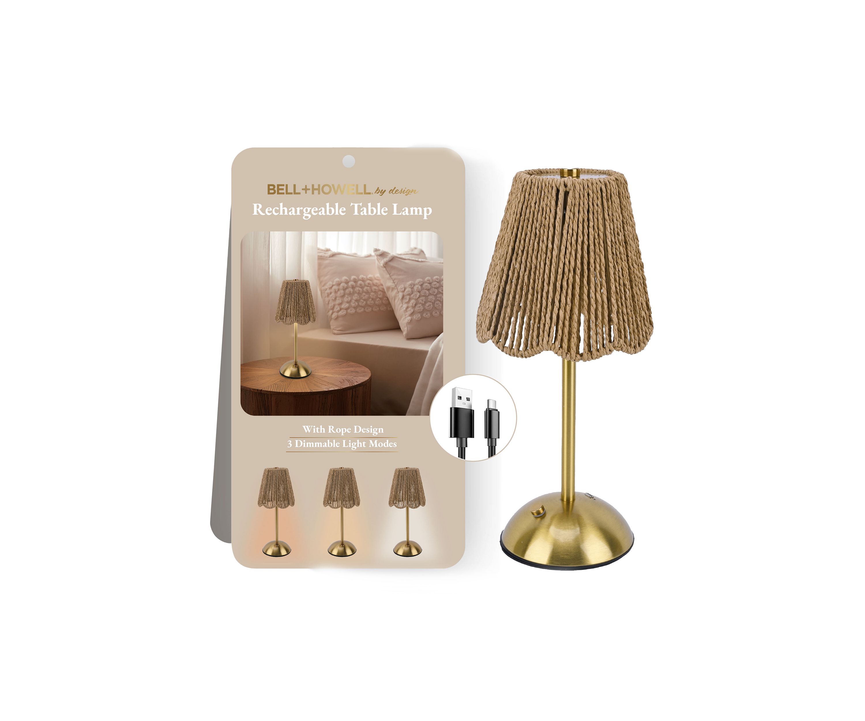 Rechargeable Woven String Lamp 