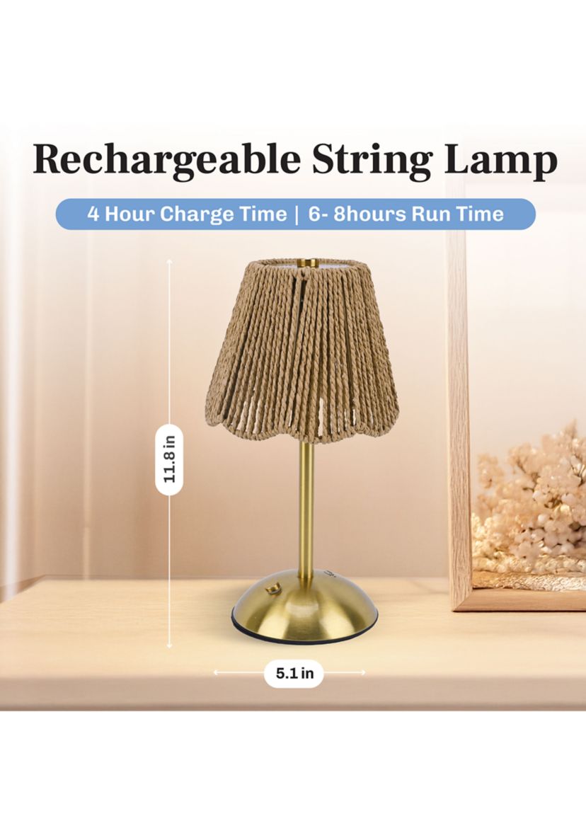 Rechargeable Woven String Lamp 