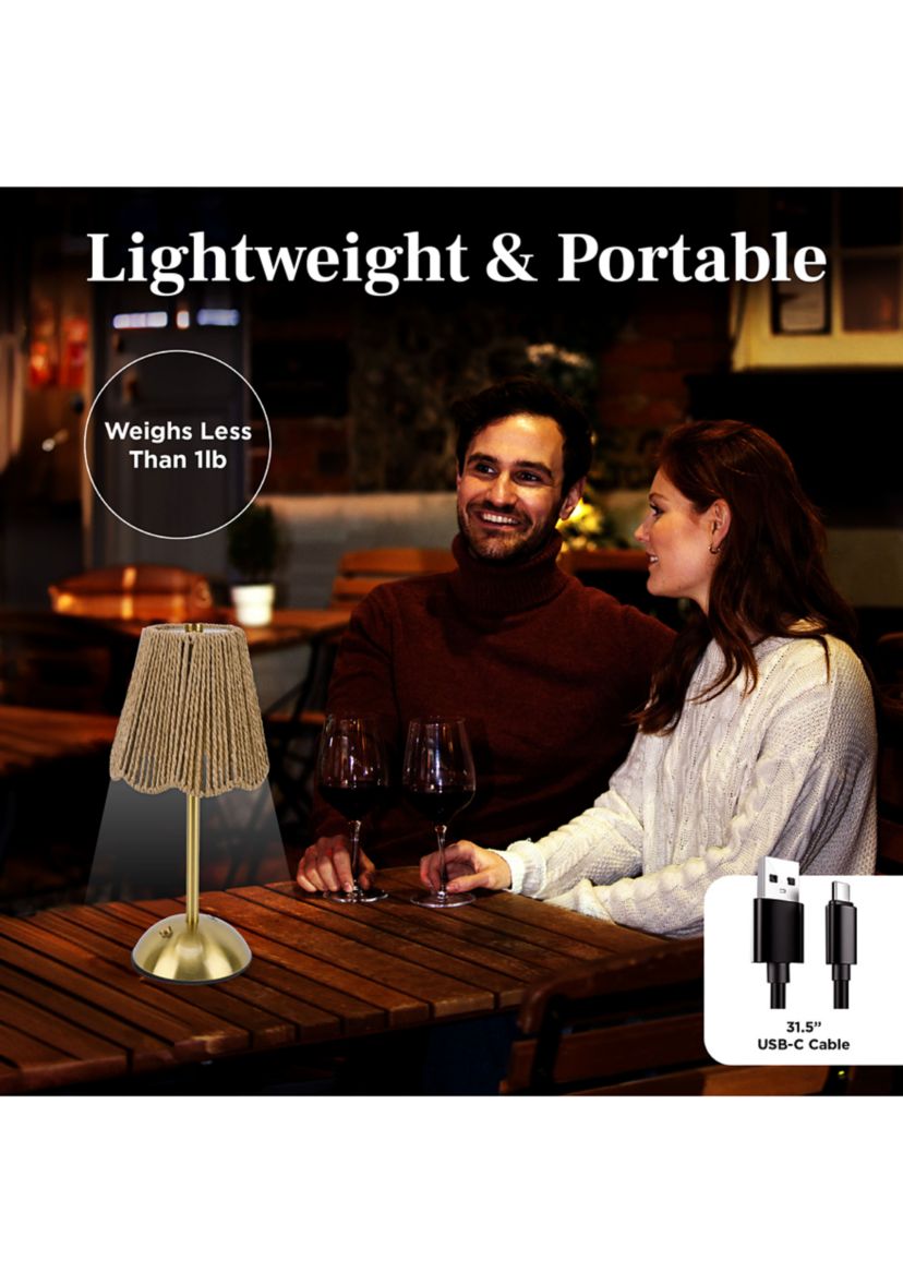 Rechargeable Woven String Lamp 
