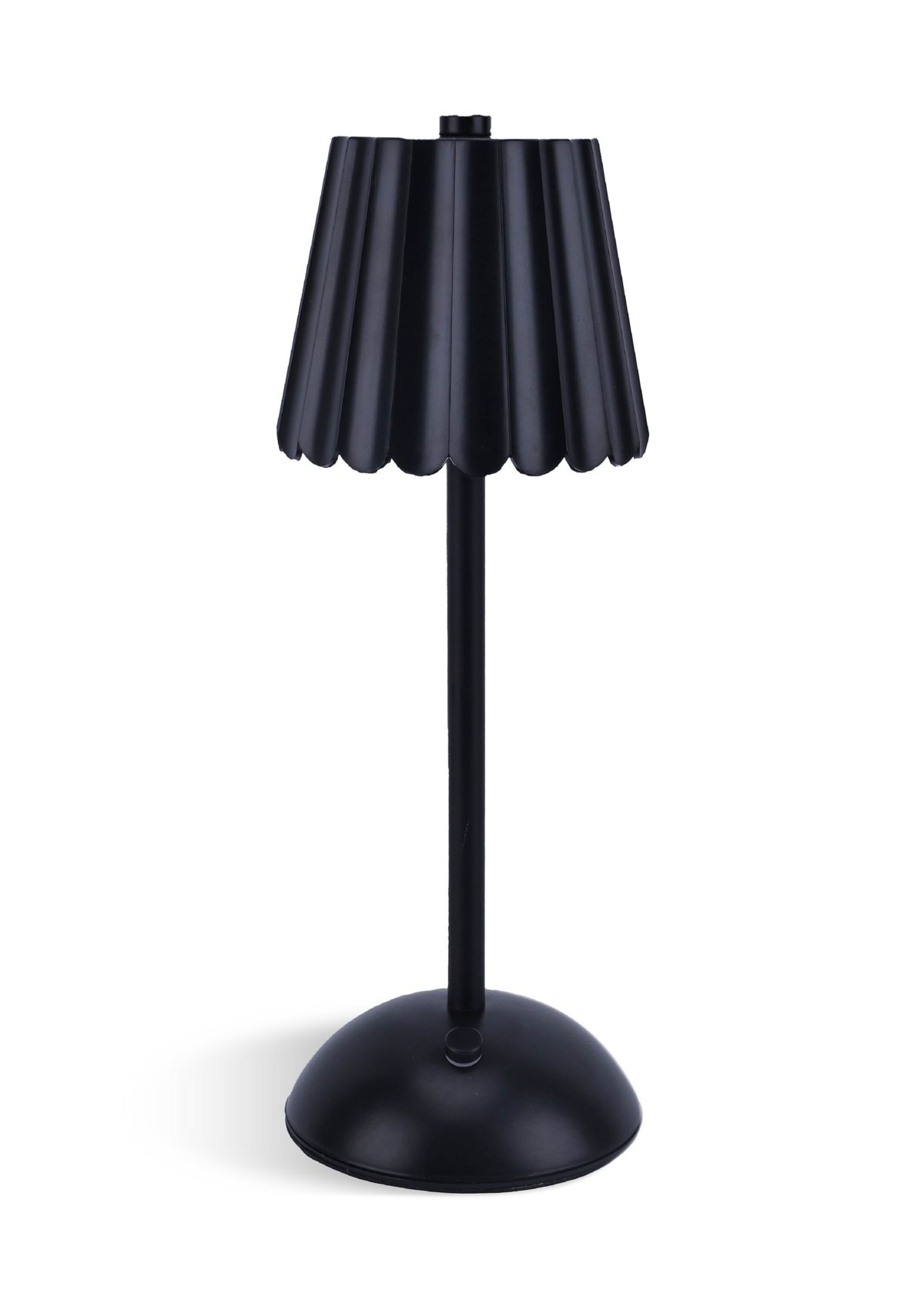 Rechargeable Scalloped Plastic Table Lamp
