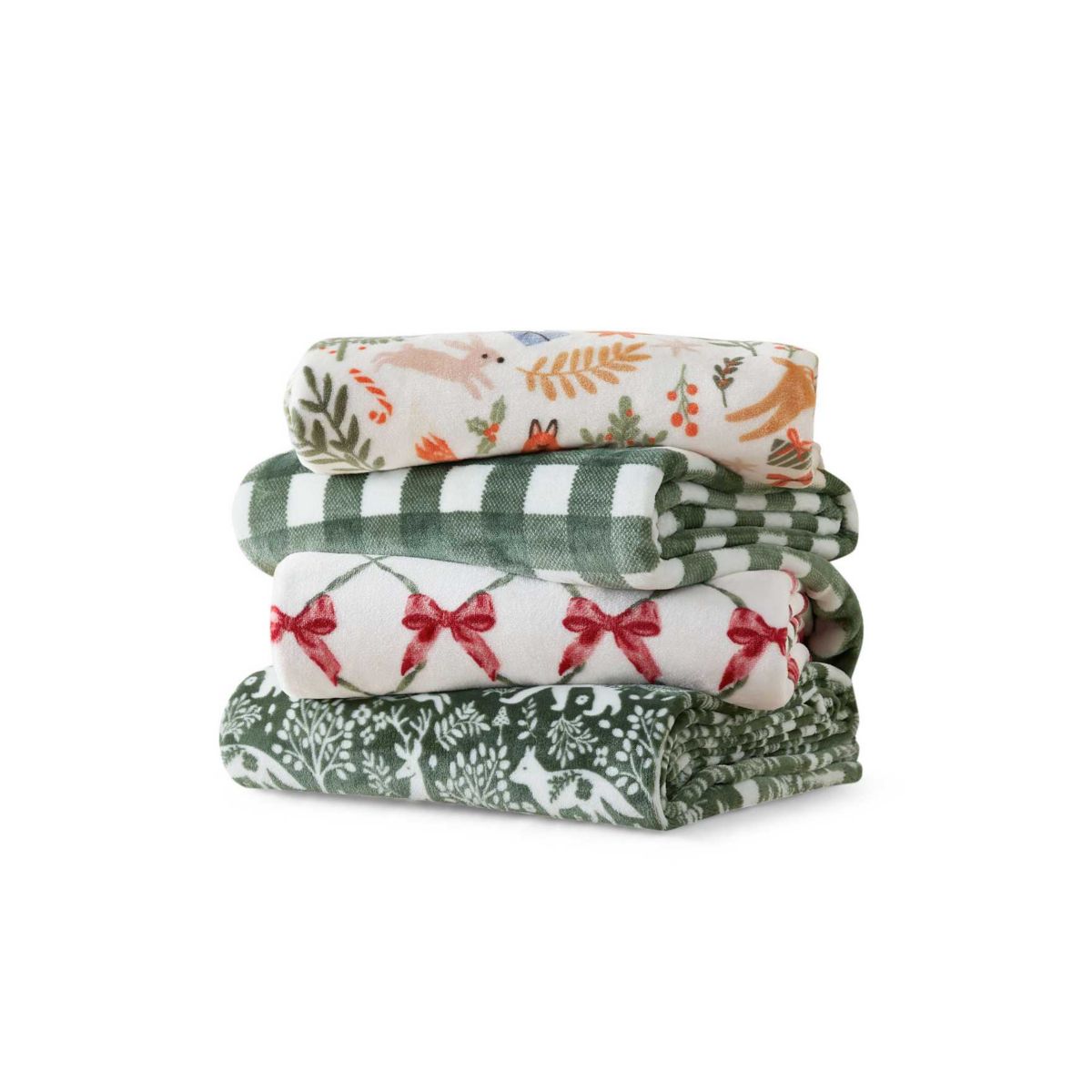 Emmas Bow Microfiber Throw