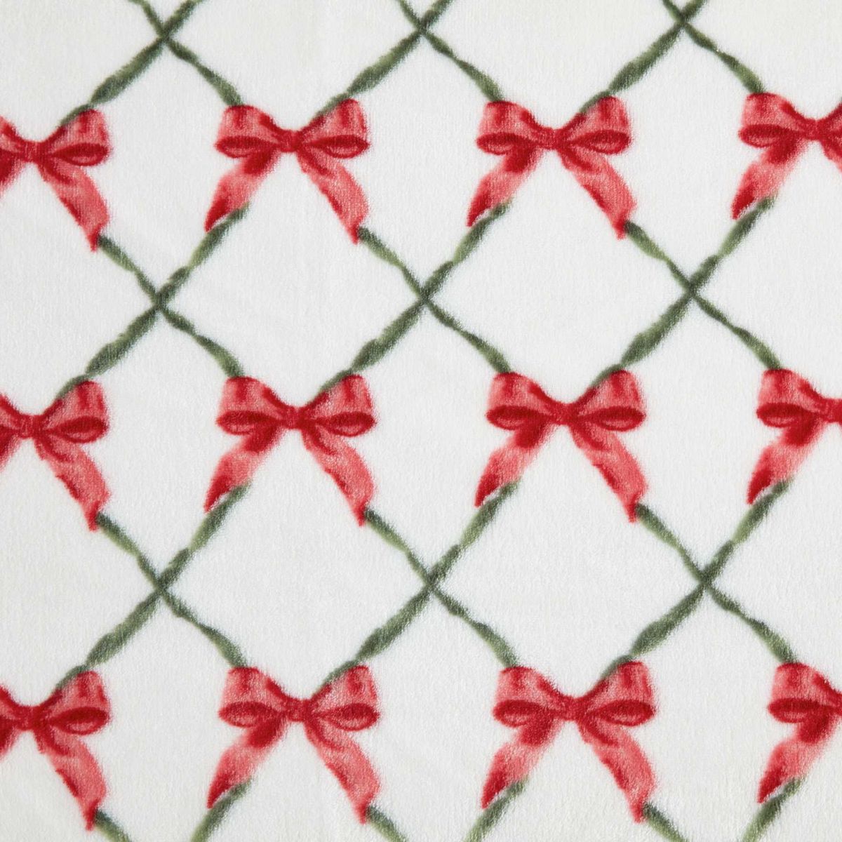 Emmas Bow Microfiber Throw