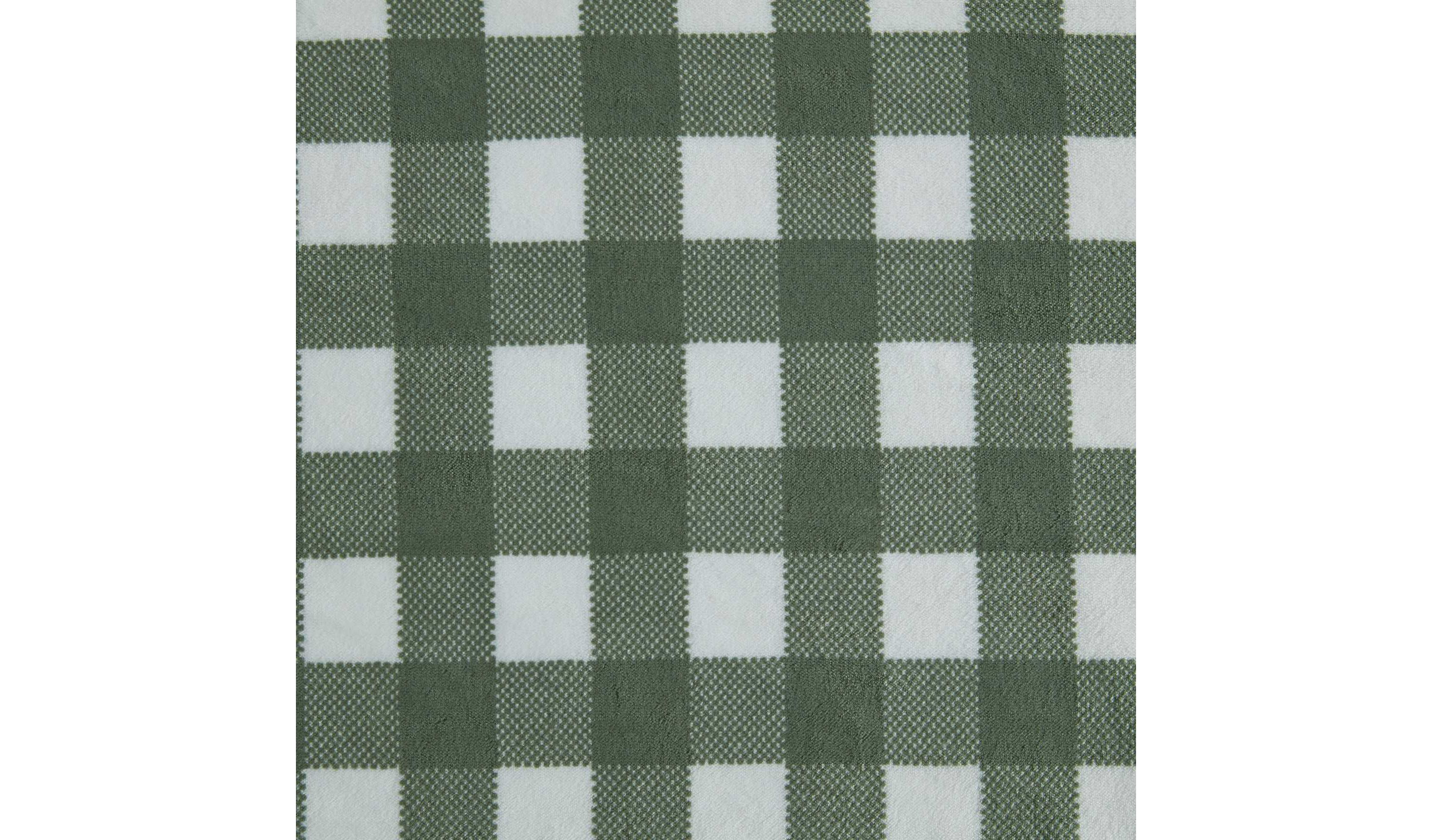 Madison Gingham Microfiber Throw
