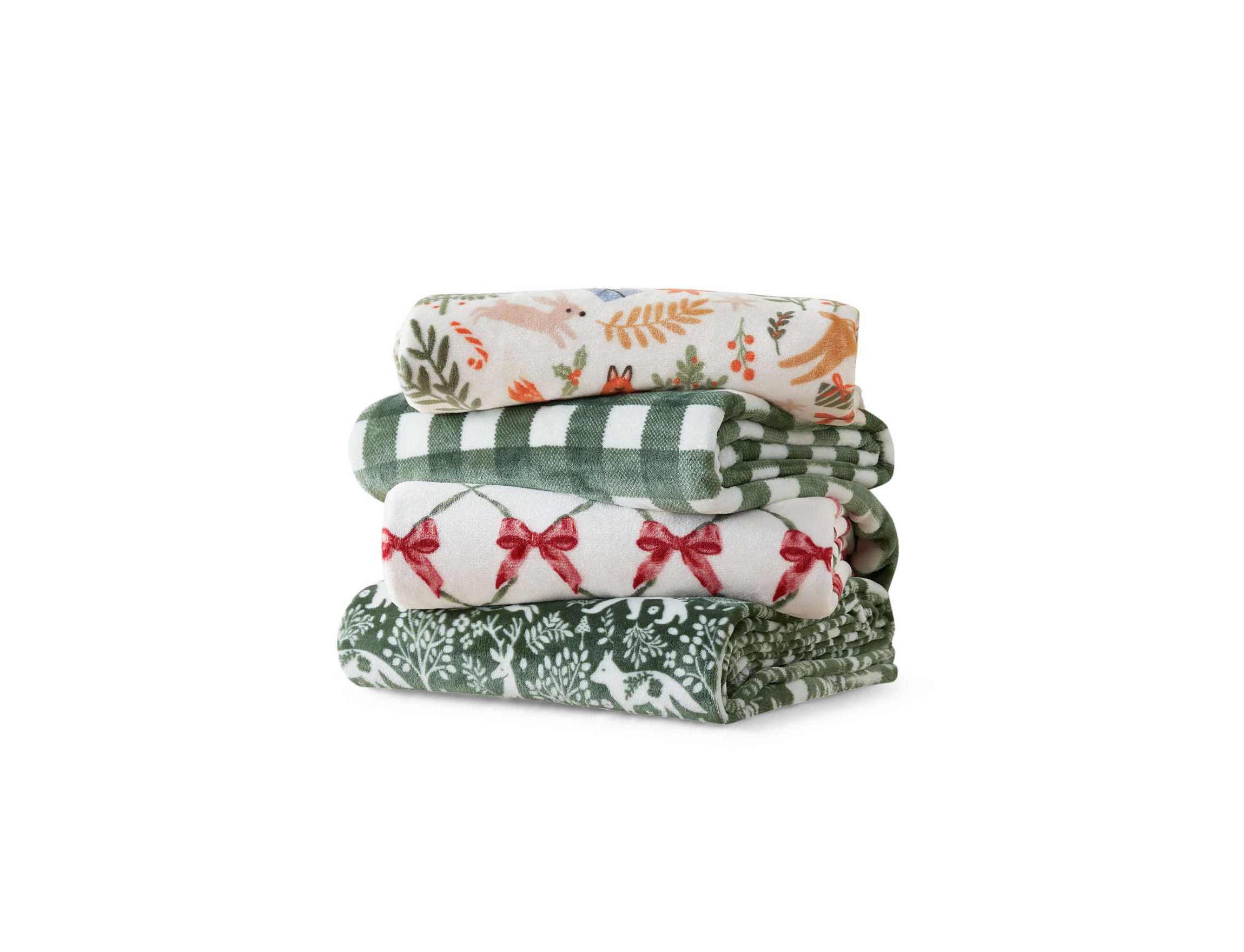 Nordic Forest Microfiber Throw