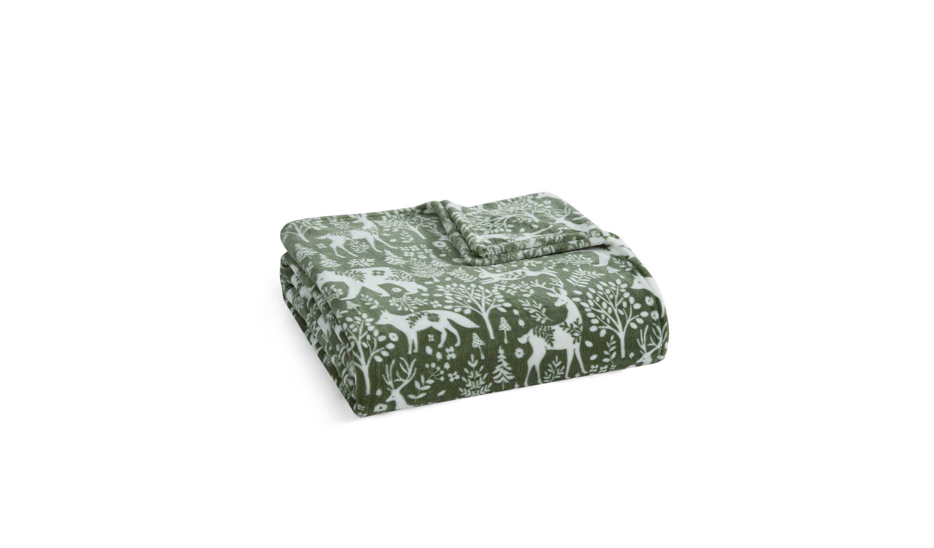 Nordic Forest Microfiber Throw