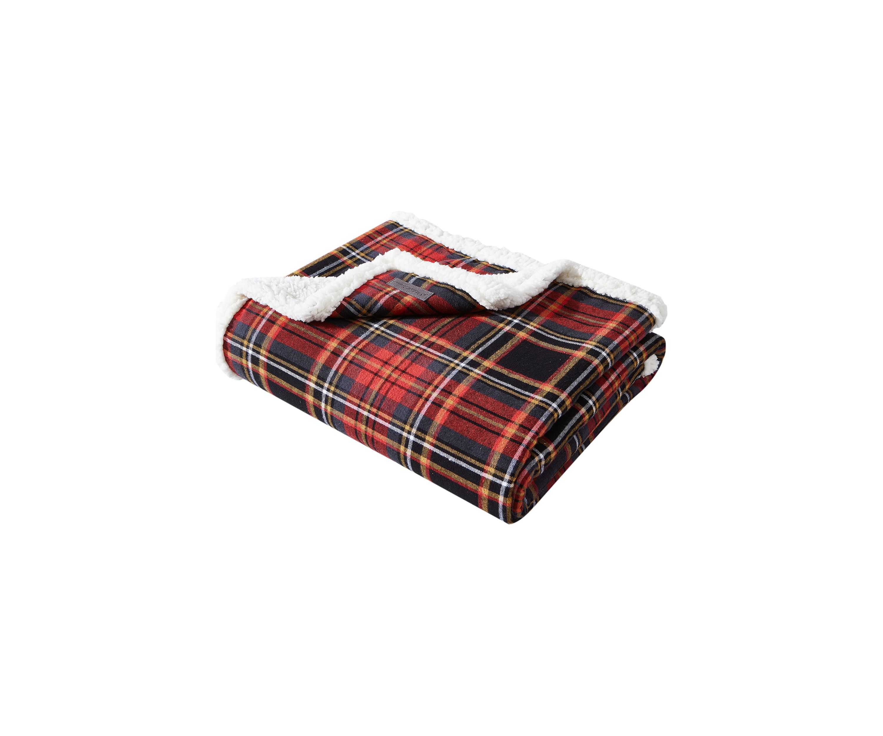 Mountain Tartan Throw Blanket