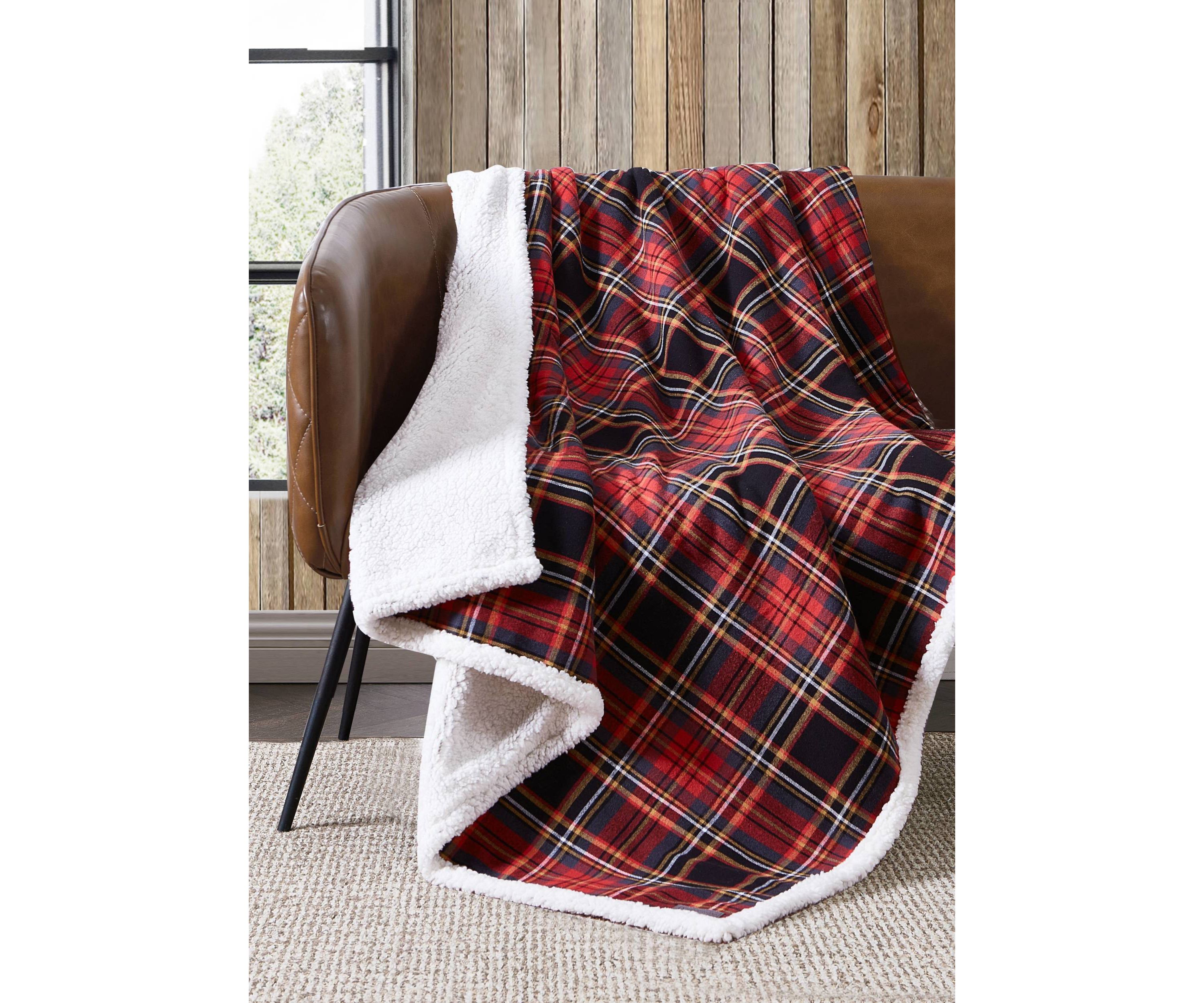 Mountain Tartan Throw Blanket