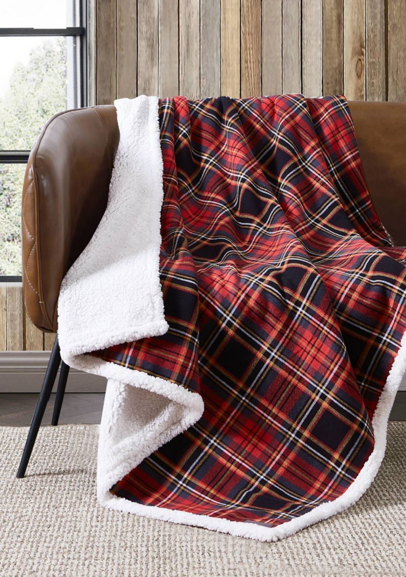 Mountain Tartan Throw Blanket