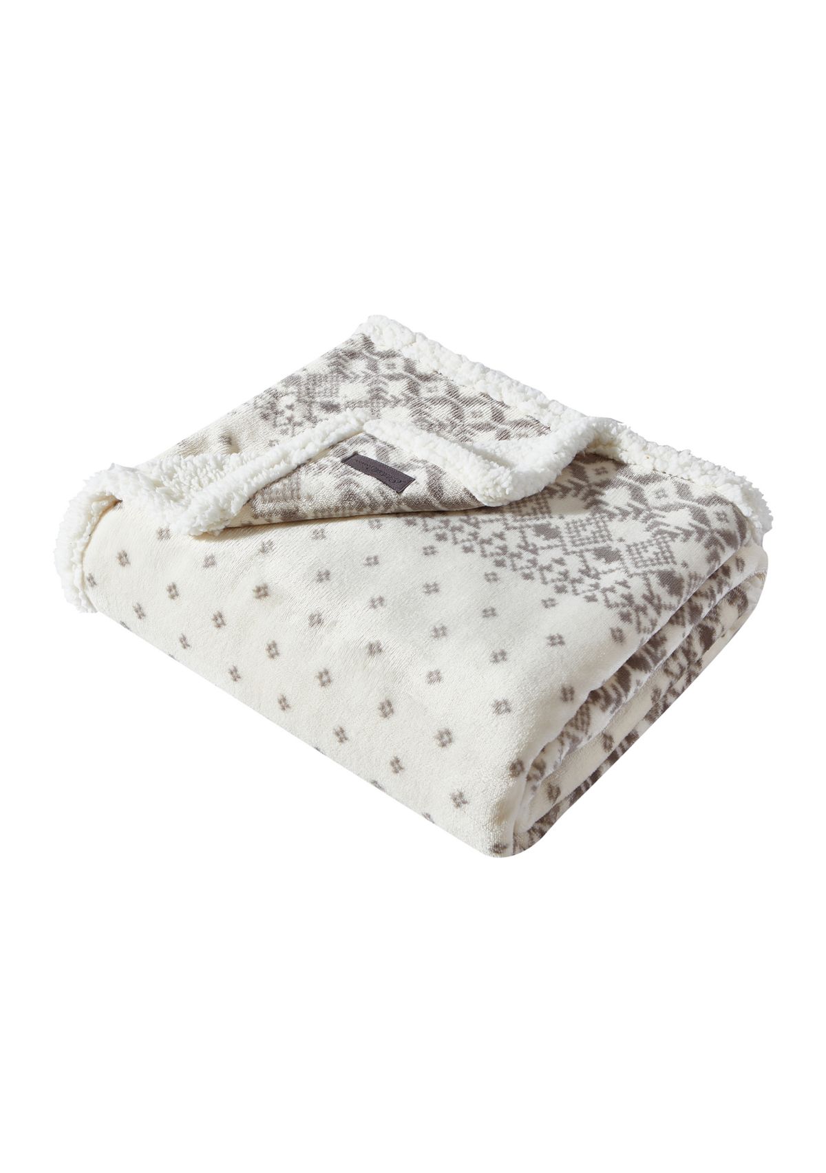 Fair Isle Peak Throw Blanket