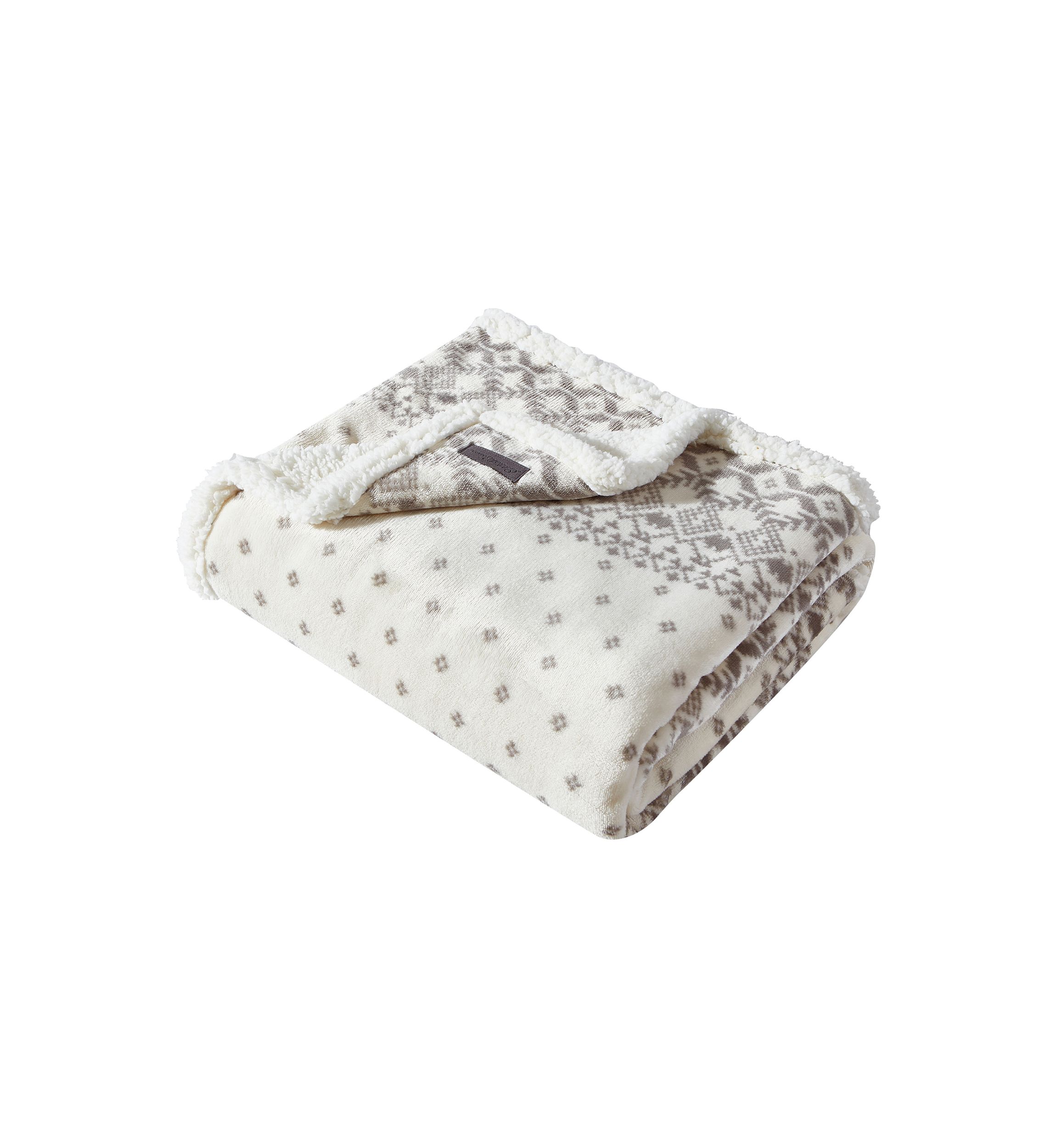 Fair Isle Peak Throw Blanket