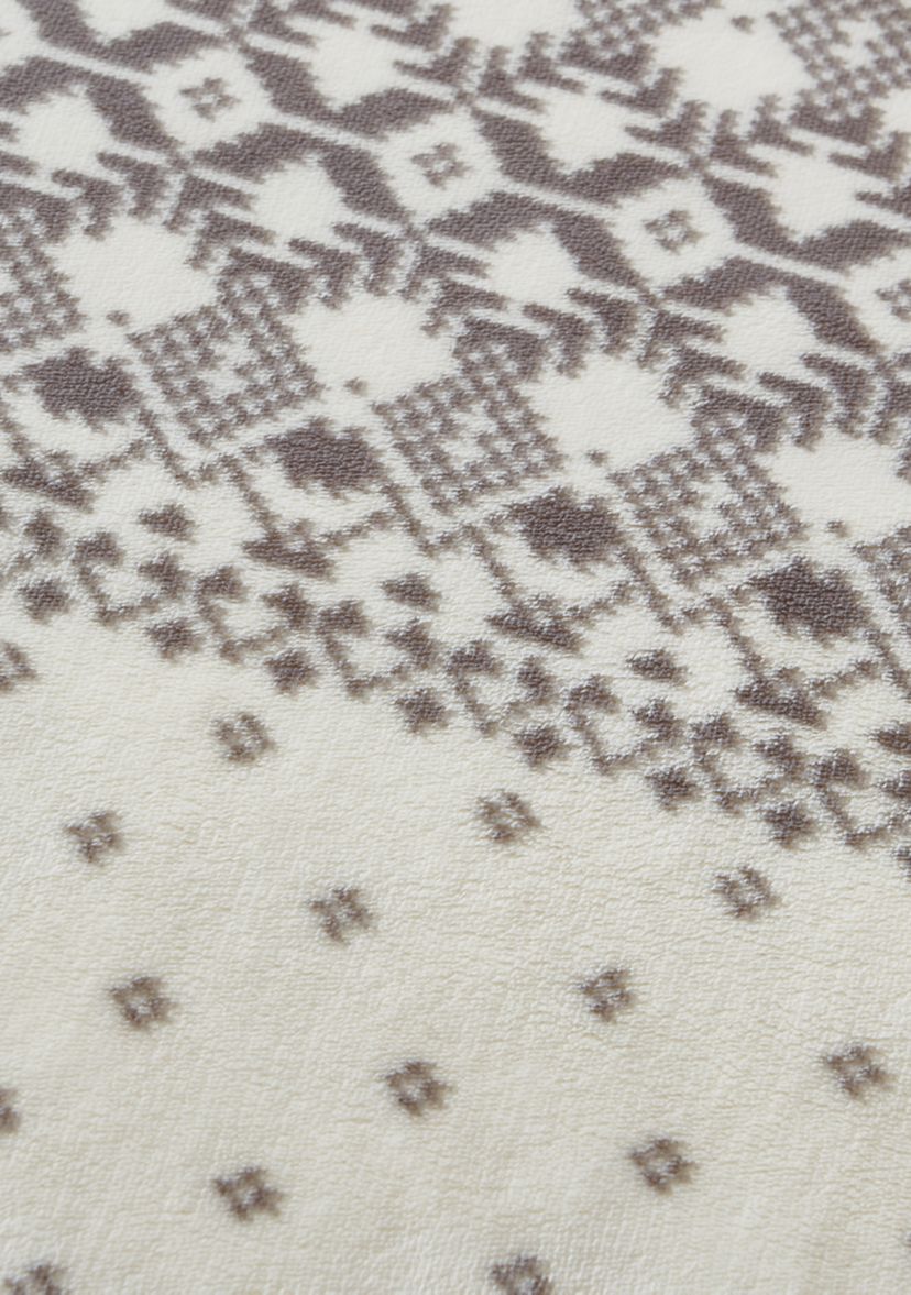 Fair Isle Peak Throw Blanket