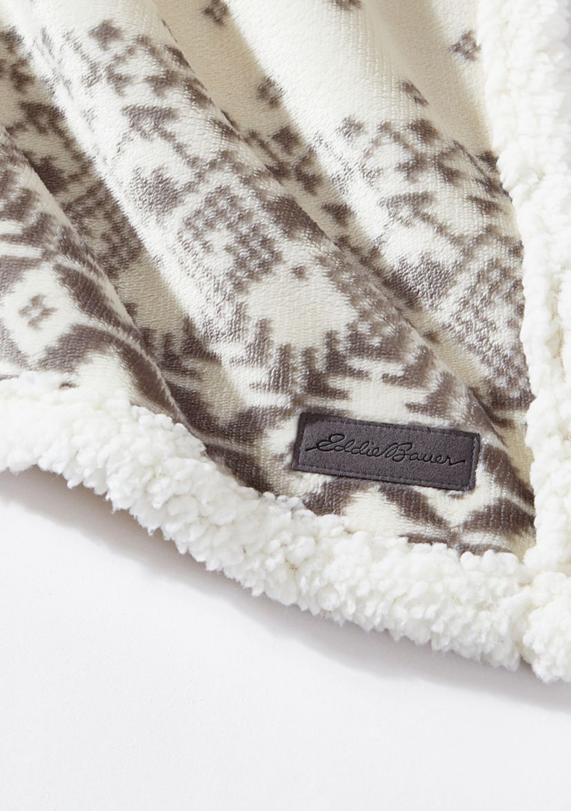 Fair Isle Peak Throw Blanket