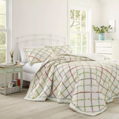 Laura Ashley Ruffle Garden Cotton Quilt Open Stock