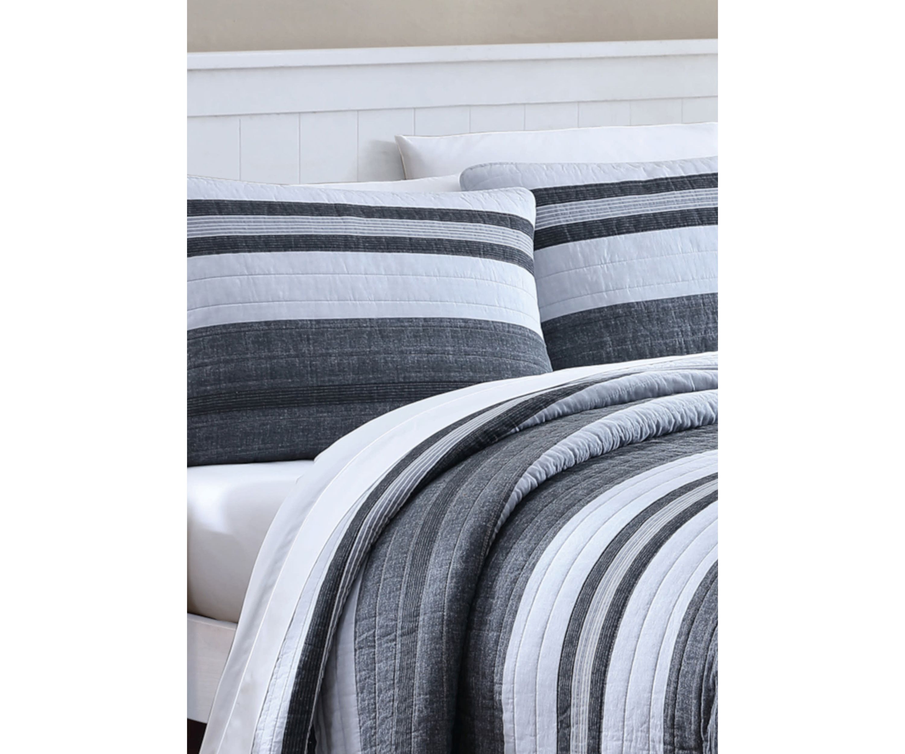 Ardmoore 3-Piece Striped Cotton Quilt Set