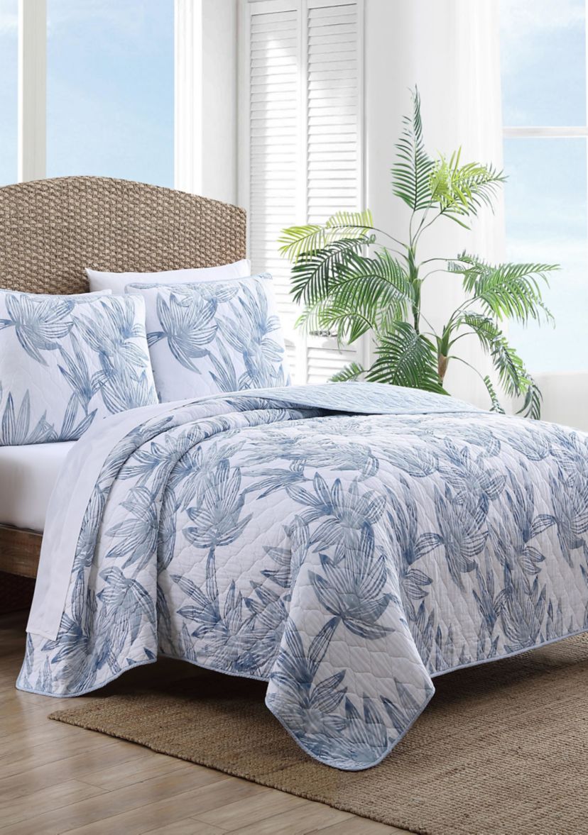 Kayo 3-Piece Floral Cotton Quilt Set