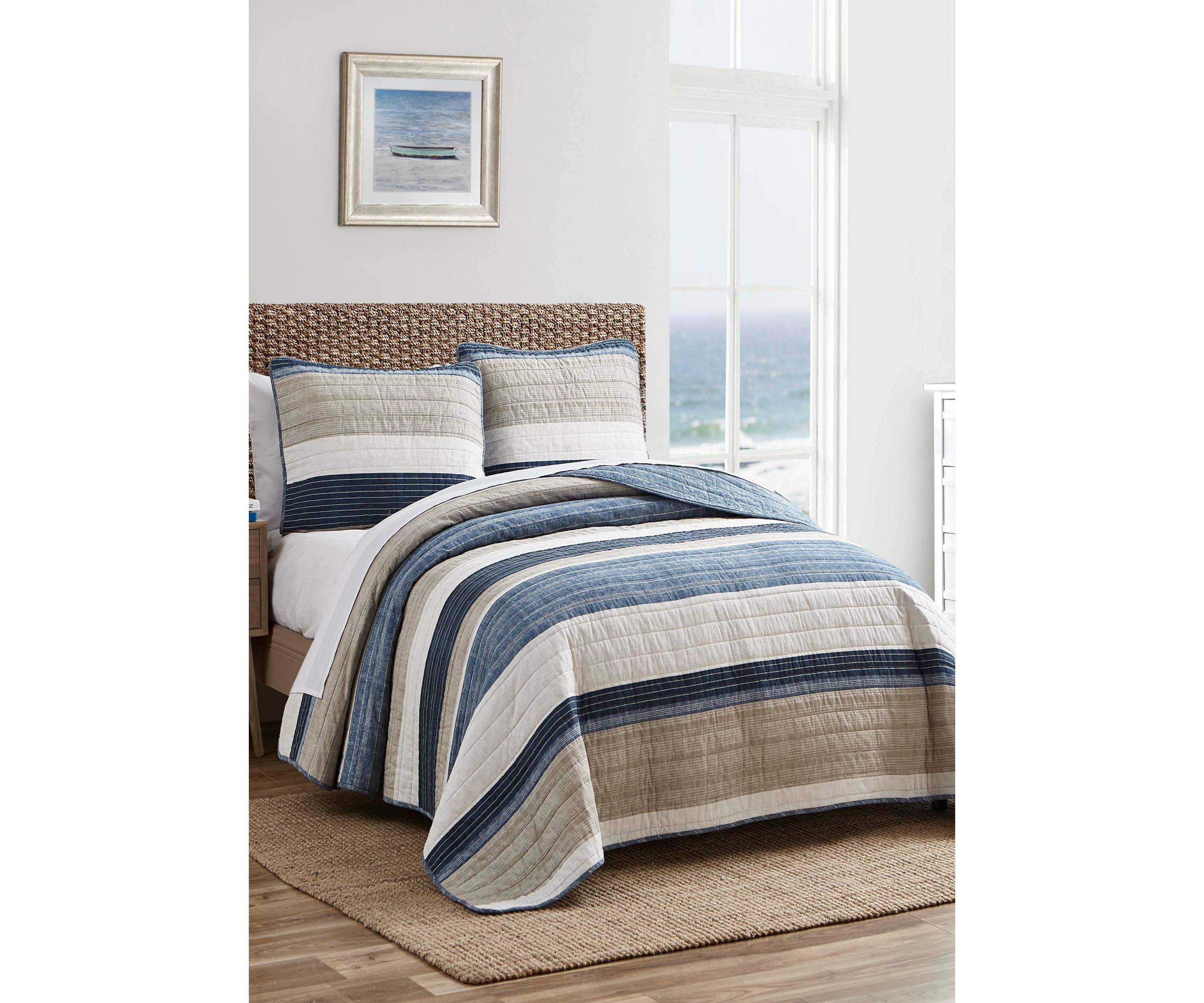 Ridgeport 3-Piece Cotton Quilt Set