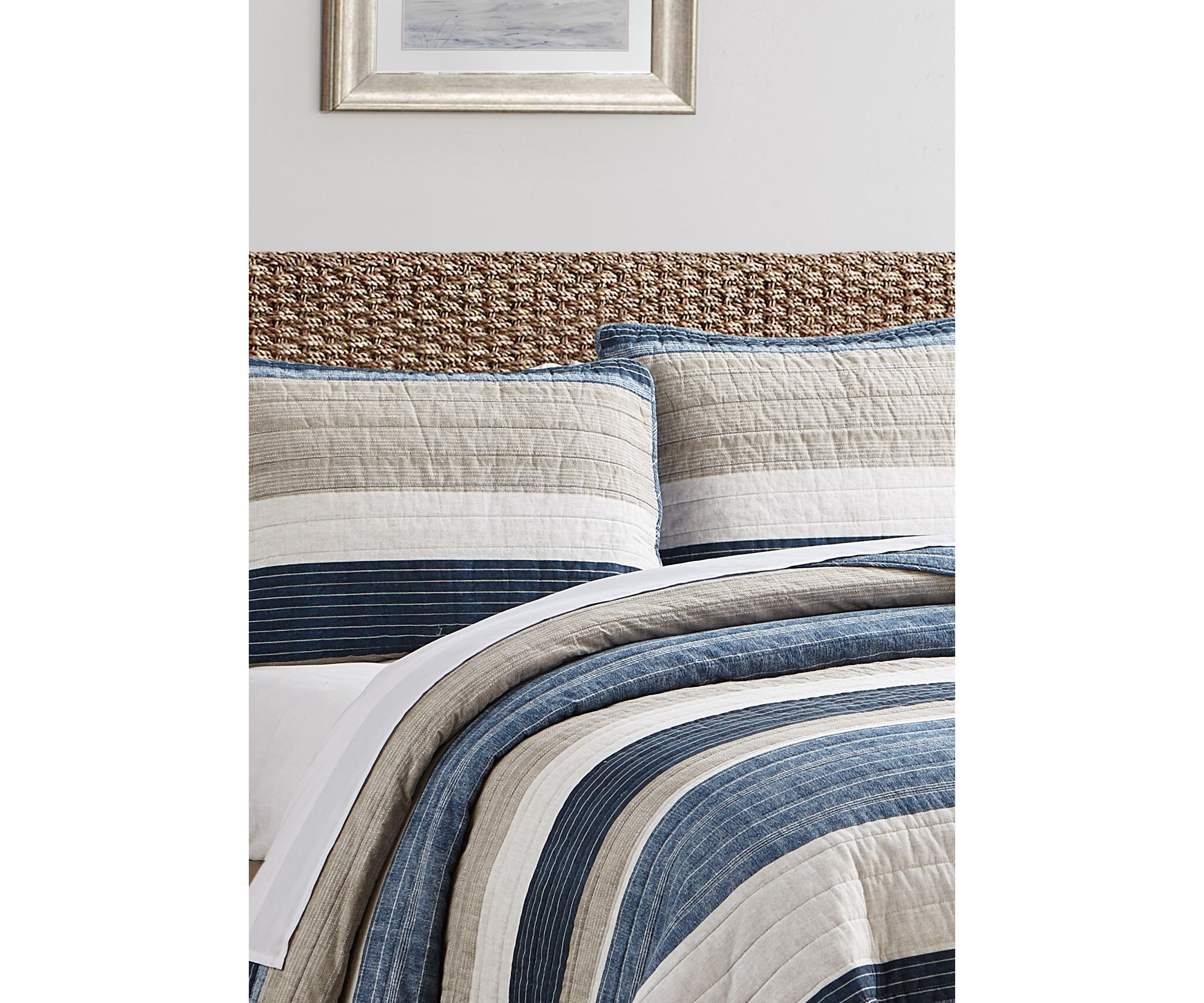 Ridgeport 3-Piece Cotton Quilt Set