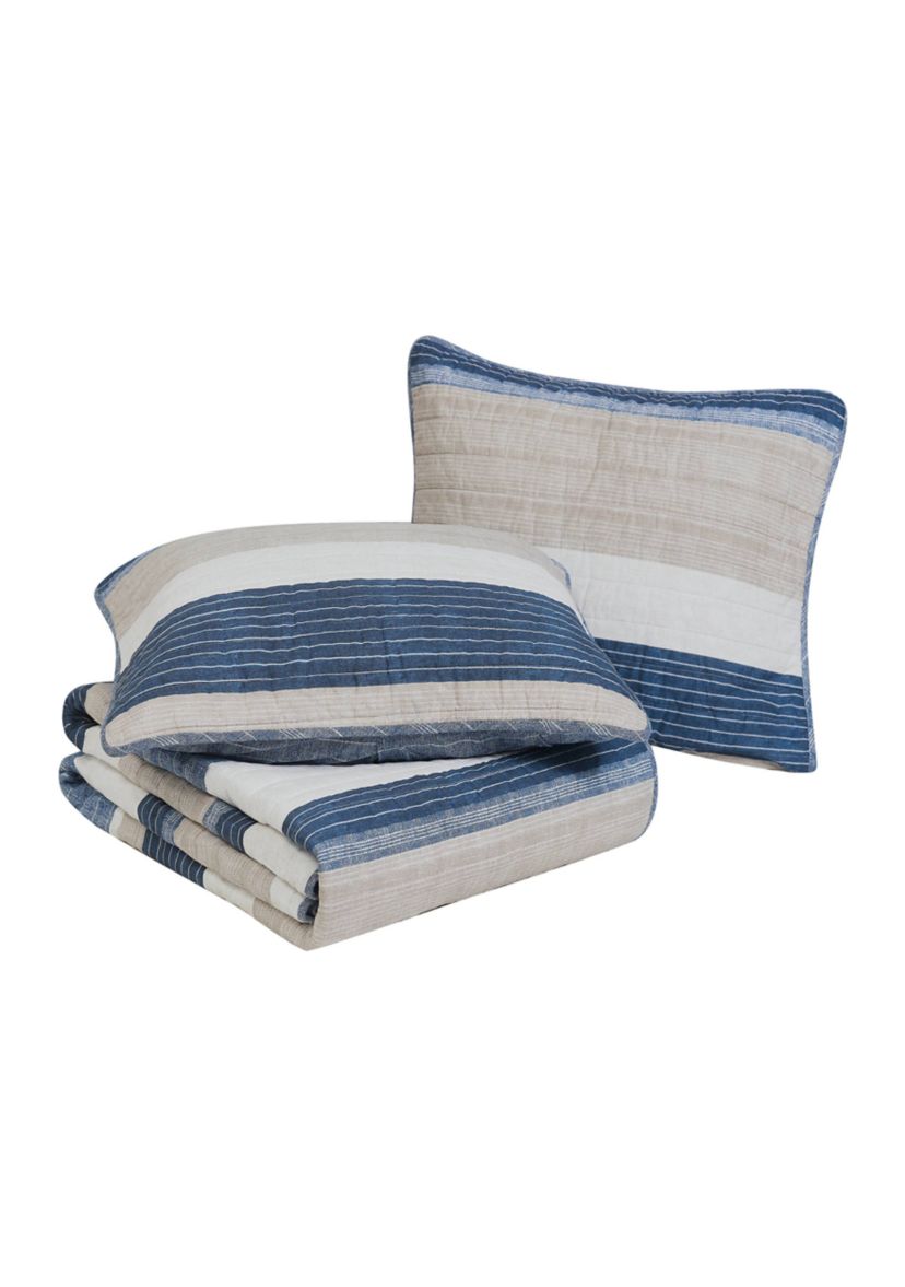 Ridgeport 3-Piece Cotton Quilt Set