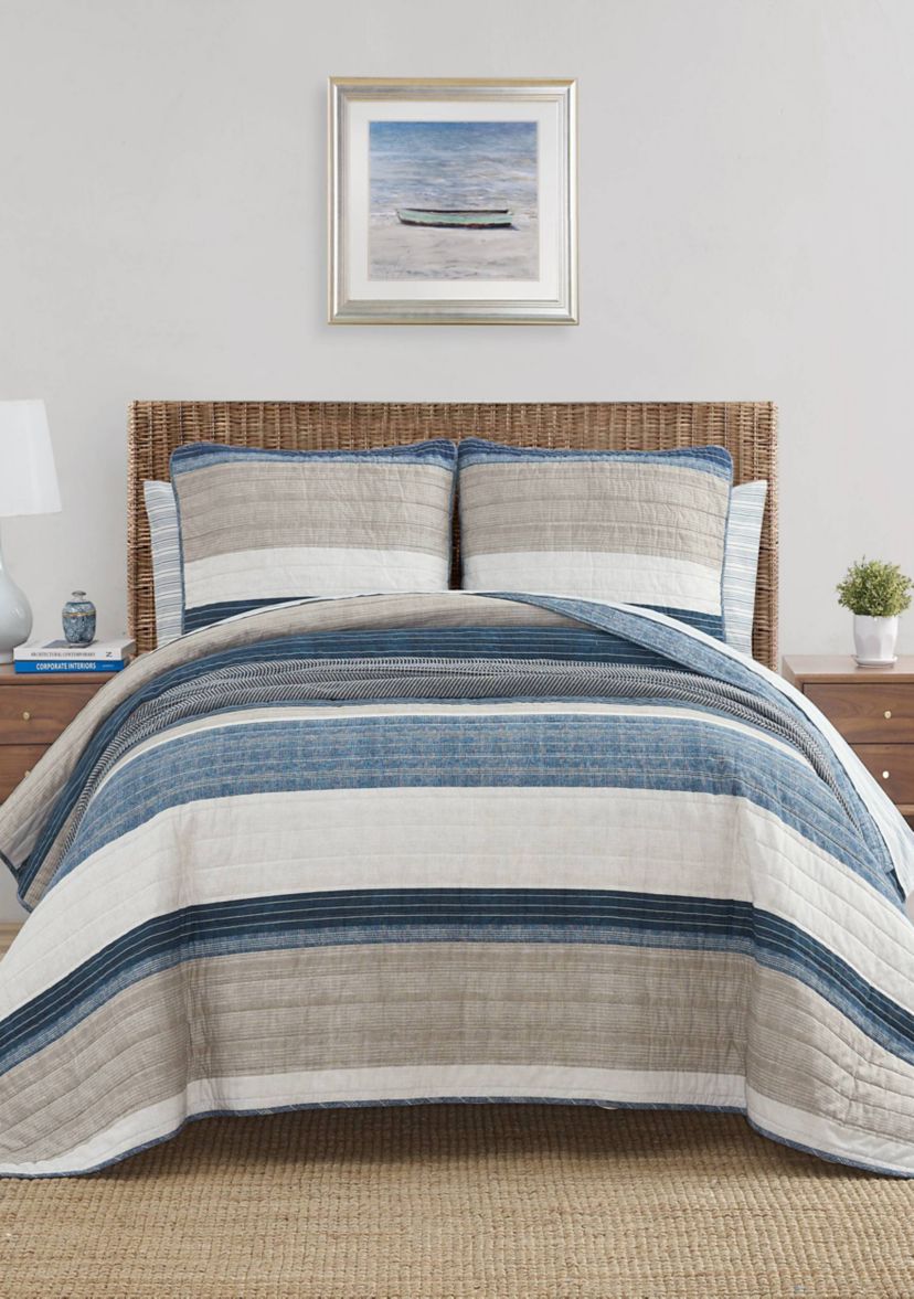 Ridgeport 3-Piece Cotton Quilt Set