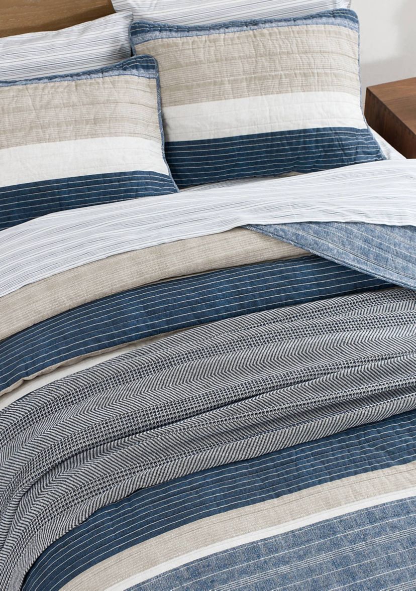 Ridgeport 3-Piece Cotton Quilt Set