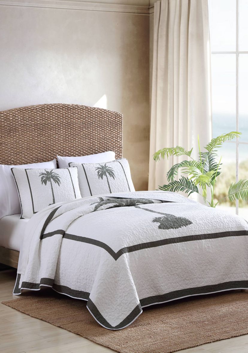 Palm Island 1-Piece Cotton Quilt