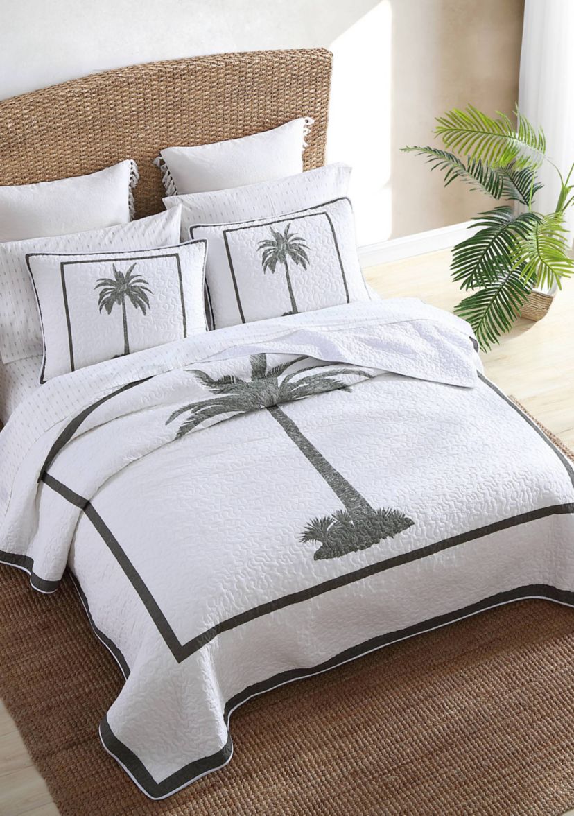 Palm Island 1-Piece Cotton Quilt