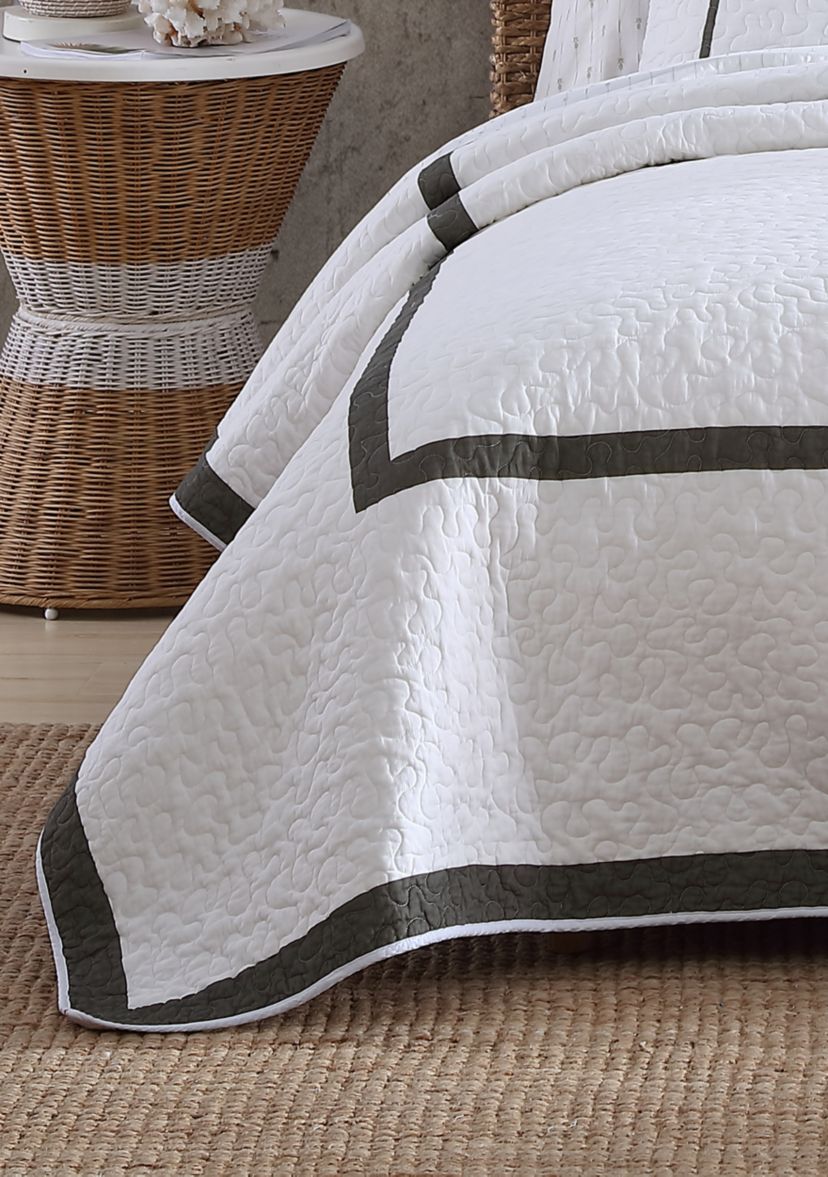Palm Island 1-Piece Cotton Quilt