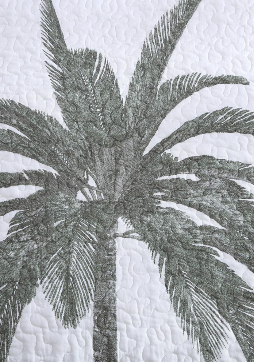 Palm Island 1-Piece Cotton Quilt