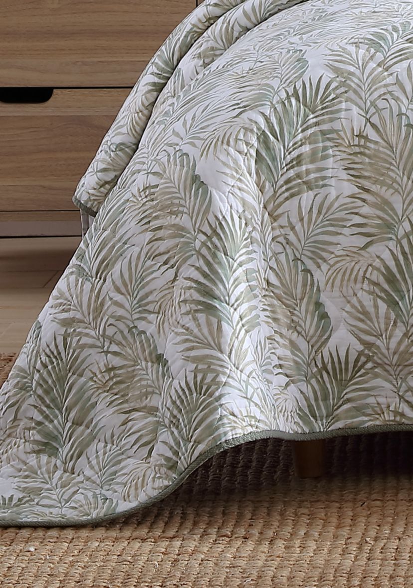 Maui Palm 3-Piece Cotton Quilt Set