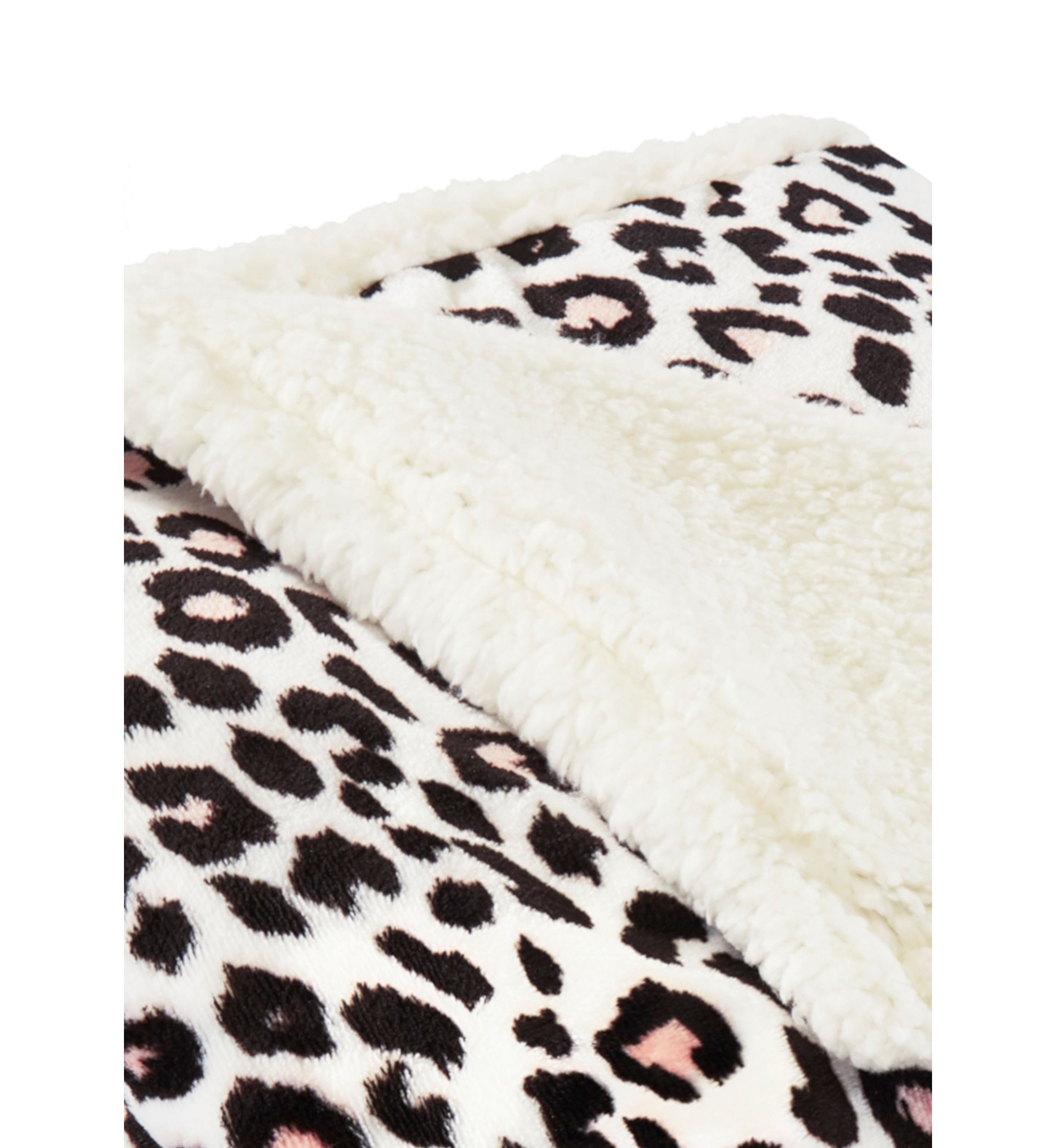 Betseys Leopard Pink Plush Blanket
