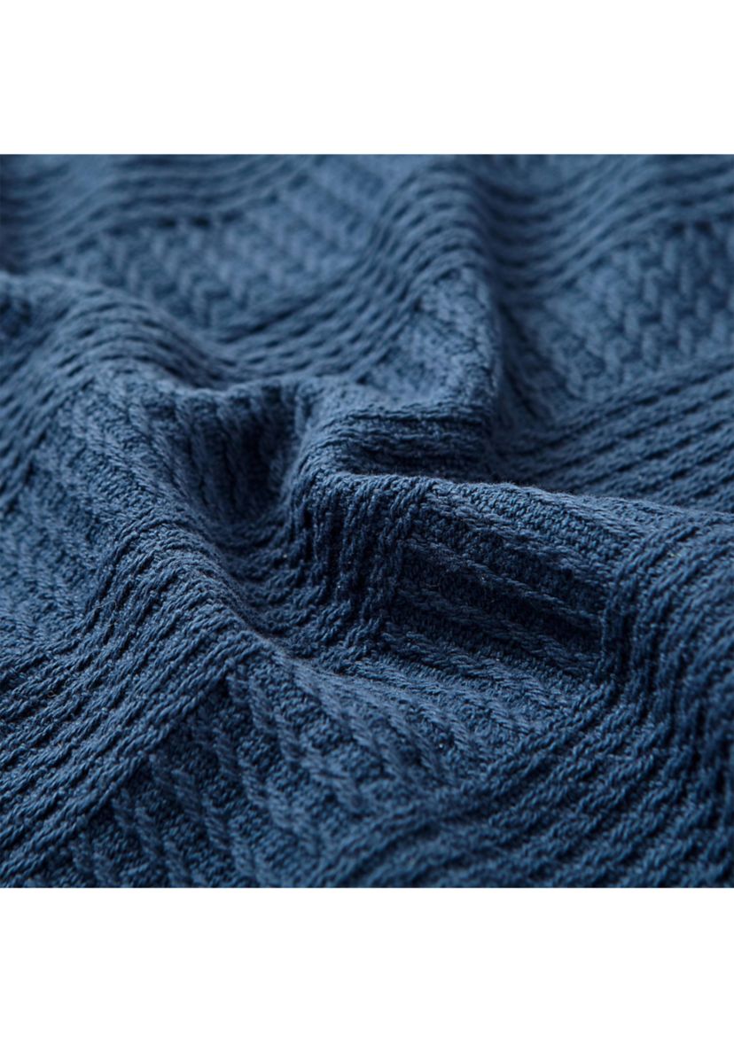 Rope Stripe Cotton Blanket