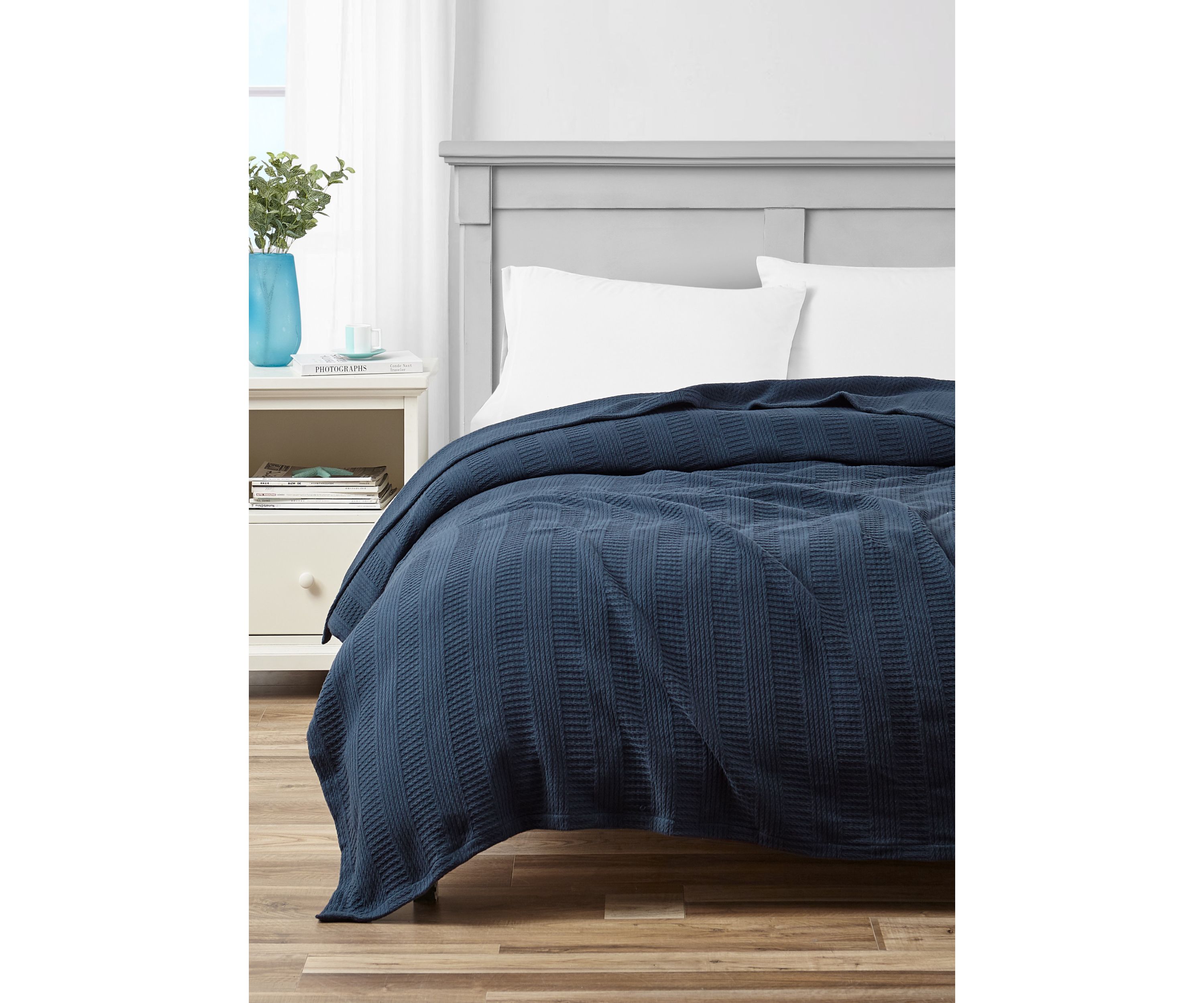 Rope Stripe Cotton Blanket