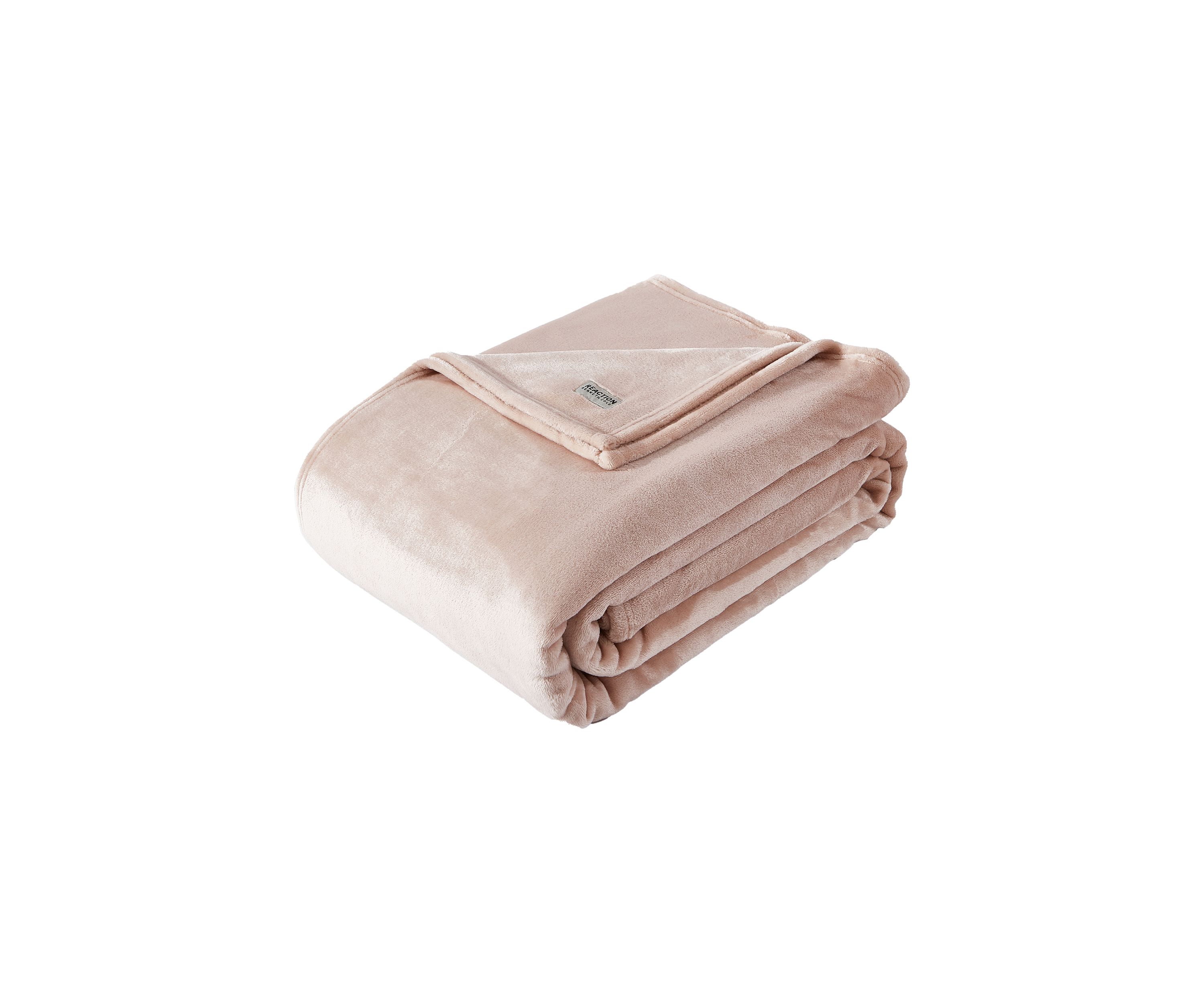 Reaction Solid Ultra Soft Plush 1-Piece Full/Queen Blanket