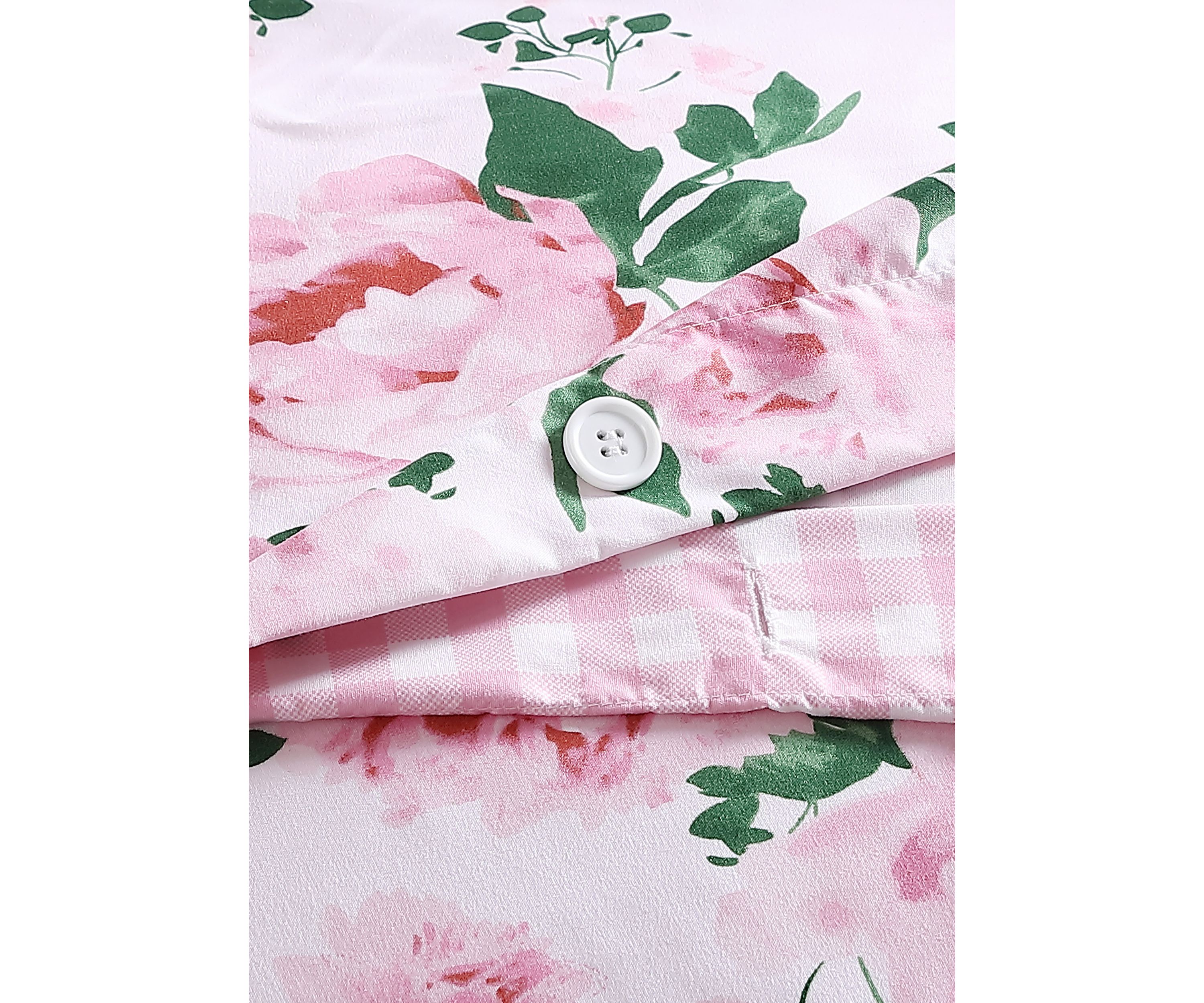 Blooming Roses Cotton Duvet Cover Set