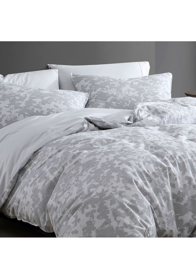 Merrion 3-Piece Geometric Organic Cotton Duvet Cover Set