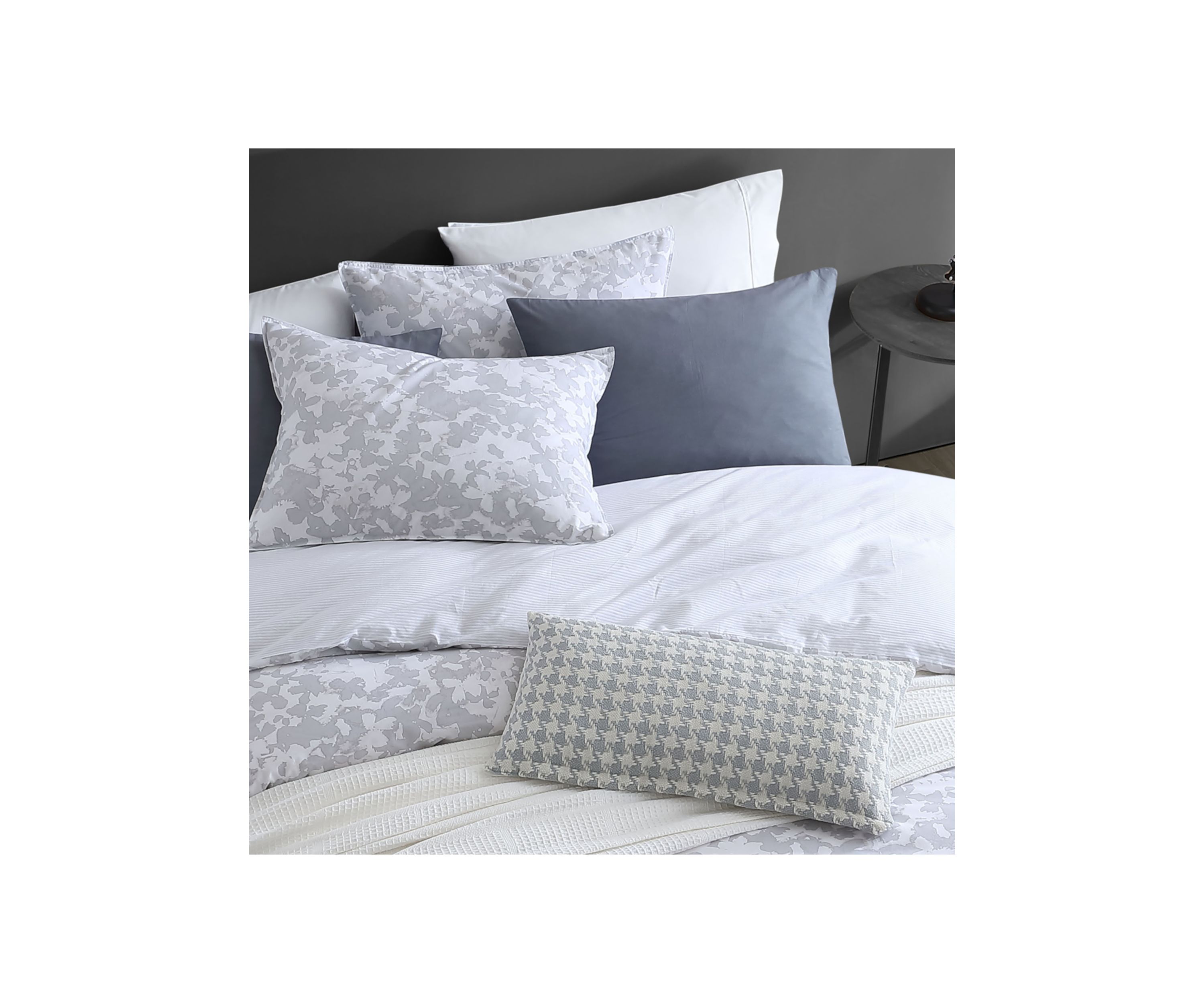 Merrion 3-Piece Geometric Organic Cotton Duvet Cover Set