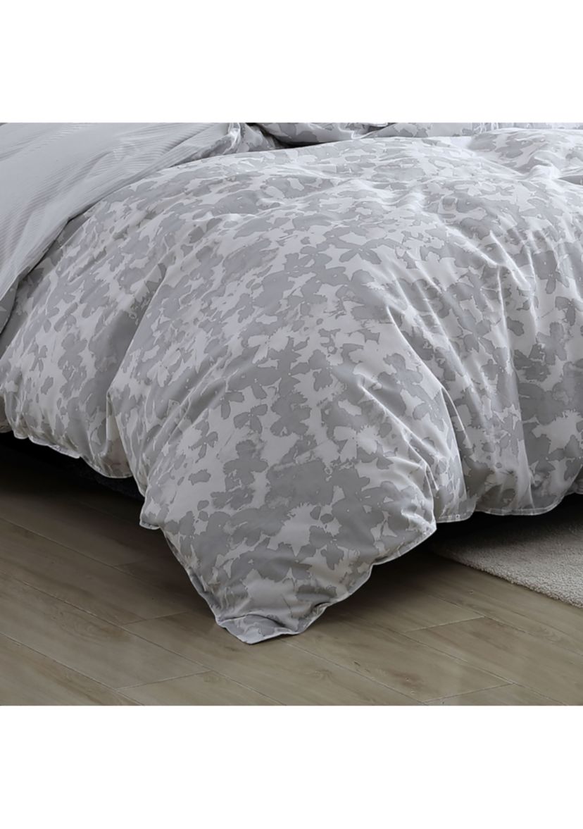 Merrion 3-Piece Geometric Organic Cotton Duvet Cover Set