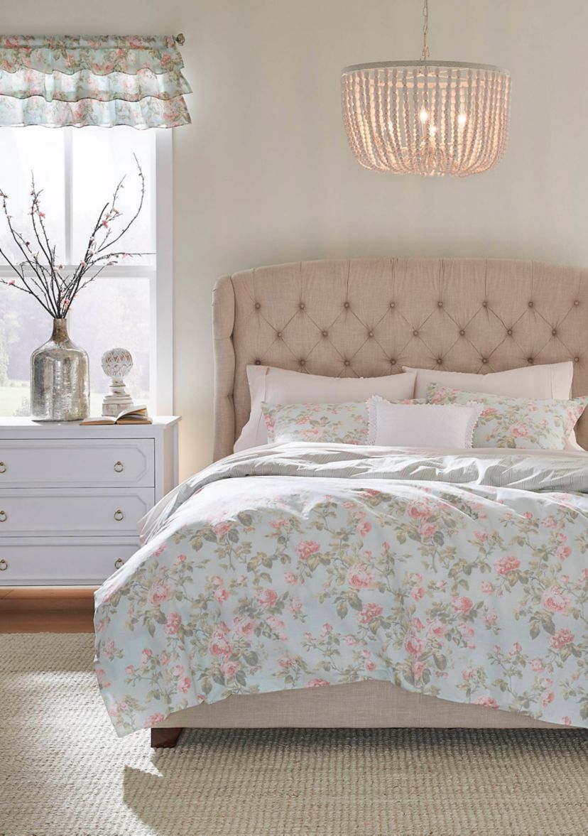 Madelynn 2-Piece Floral Cotton Duvet Set