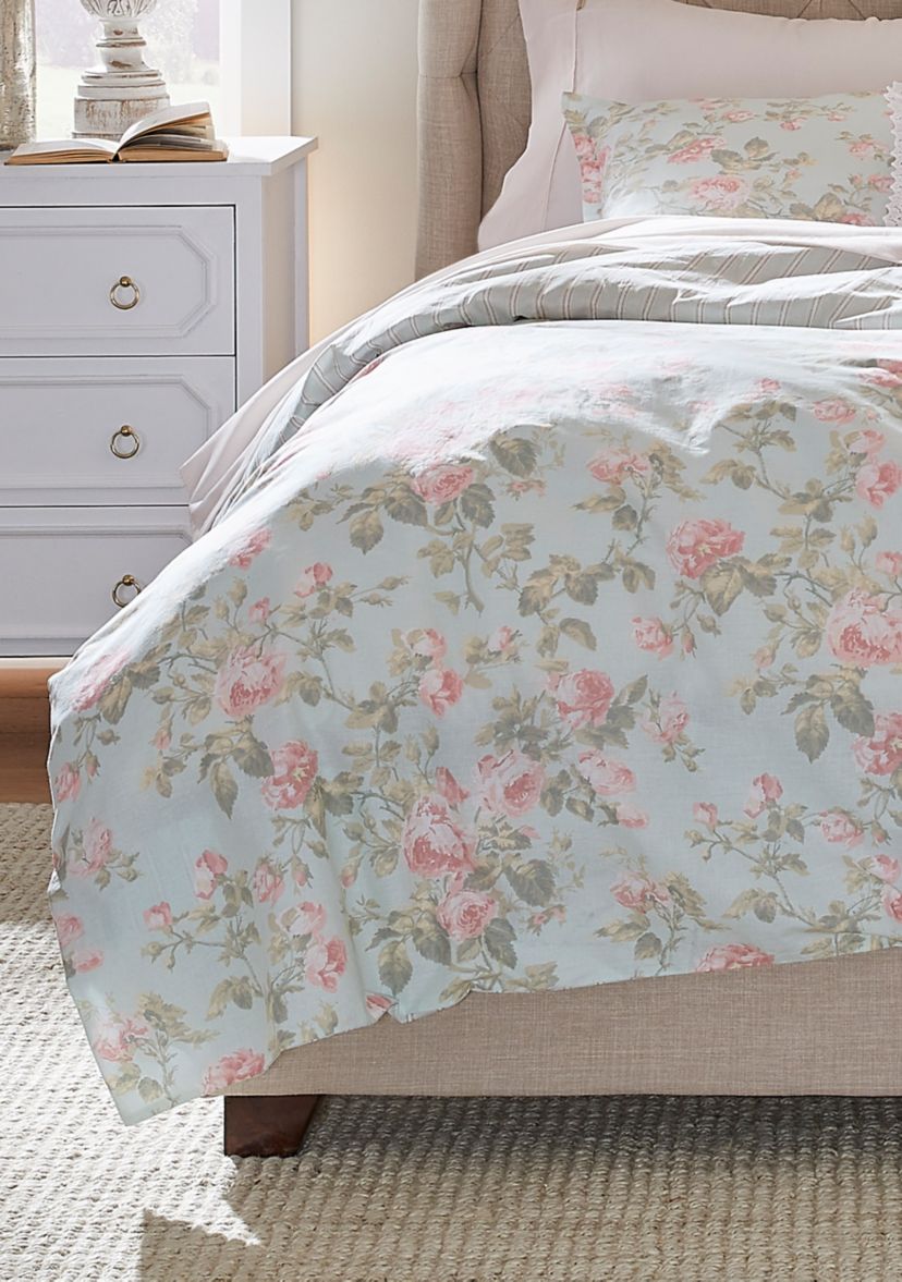 Madelynn 2-Piece Floral Cotton Duvet Set