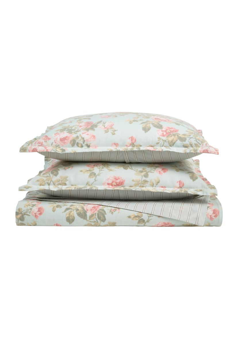 Madelynn 2-Piece Floral Cotton Duvet Set