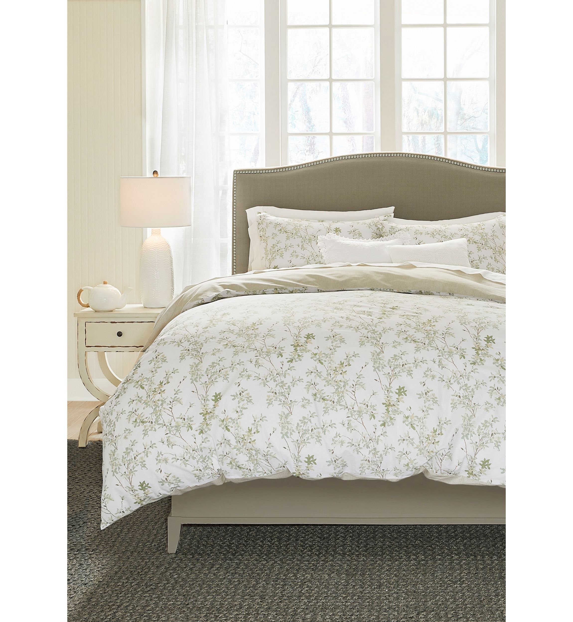 Lindy 3-Piece Botanical Cotton Duvet Set