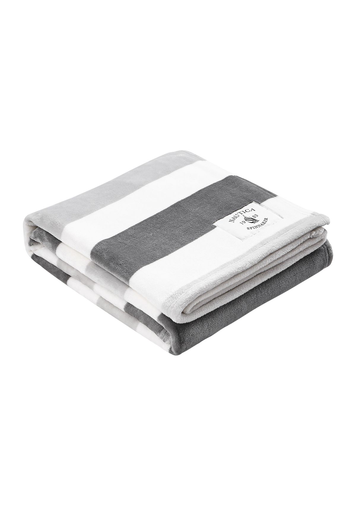 Awning Stripe 1-Piece Ultra Soft Plush Throw Blanket
