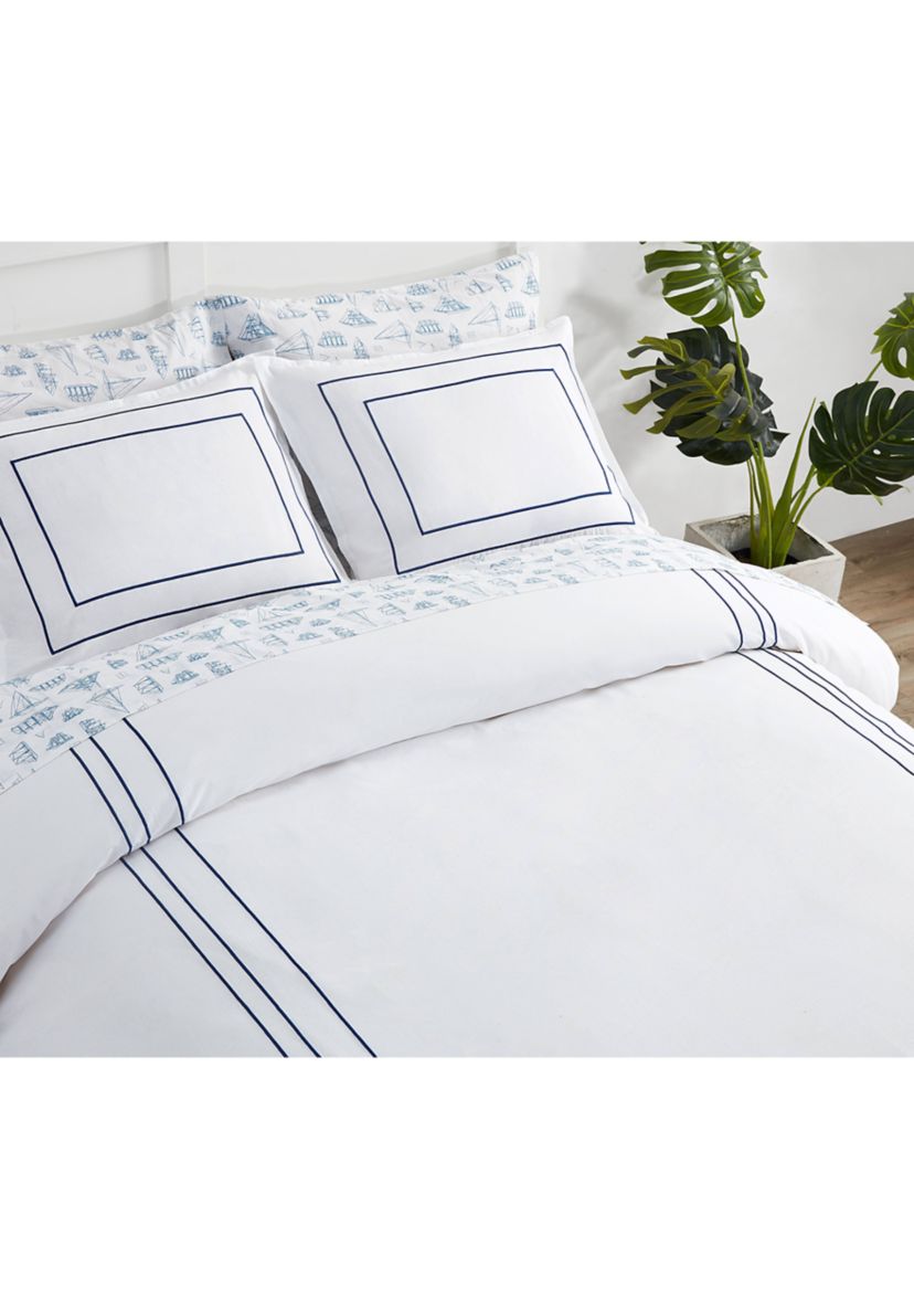 Alden 3-Piece Cotton Blend Duvet Cover Set
