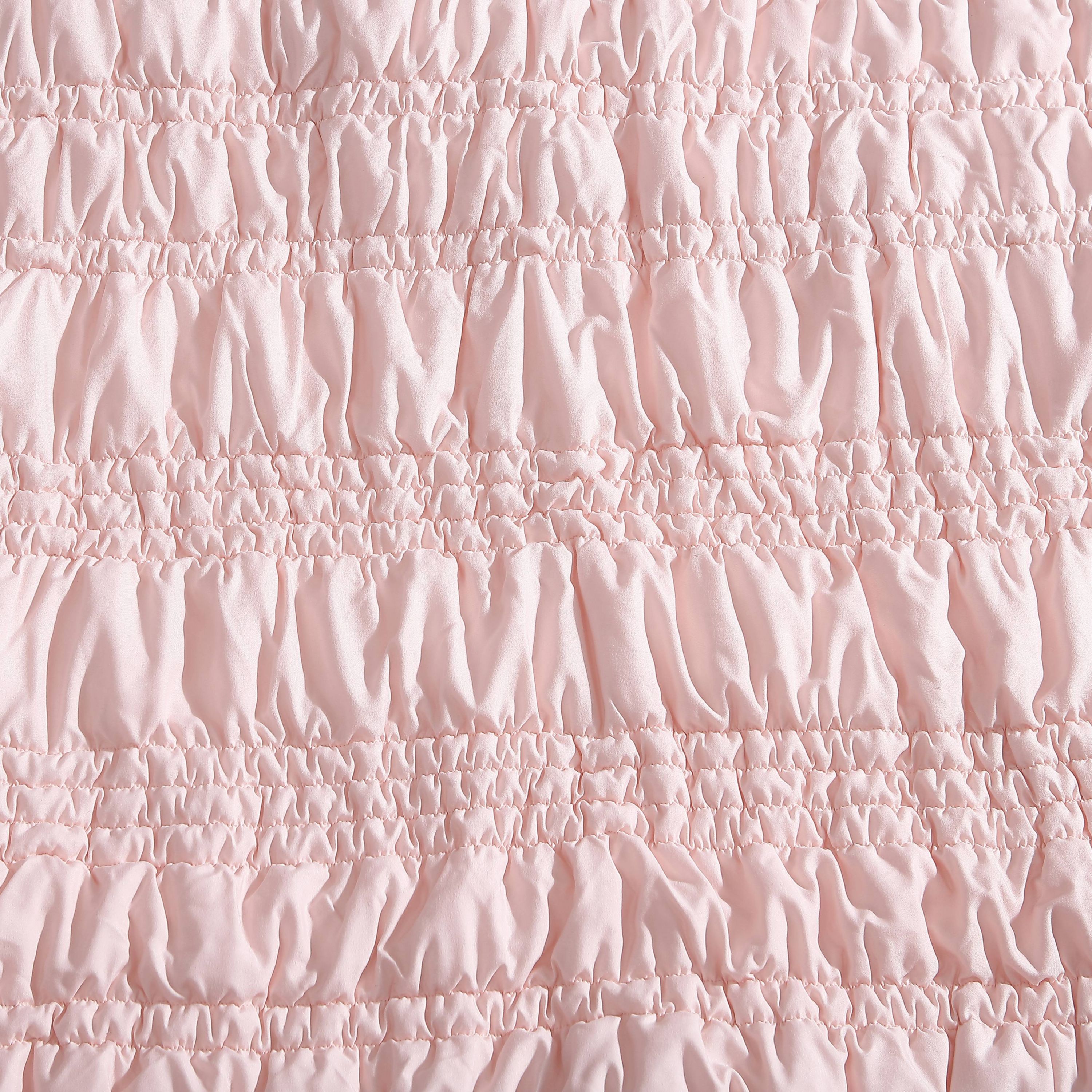 Scrunch Stripe Microfiber Quilt-Sham Set