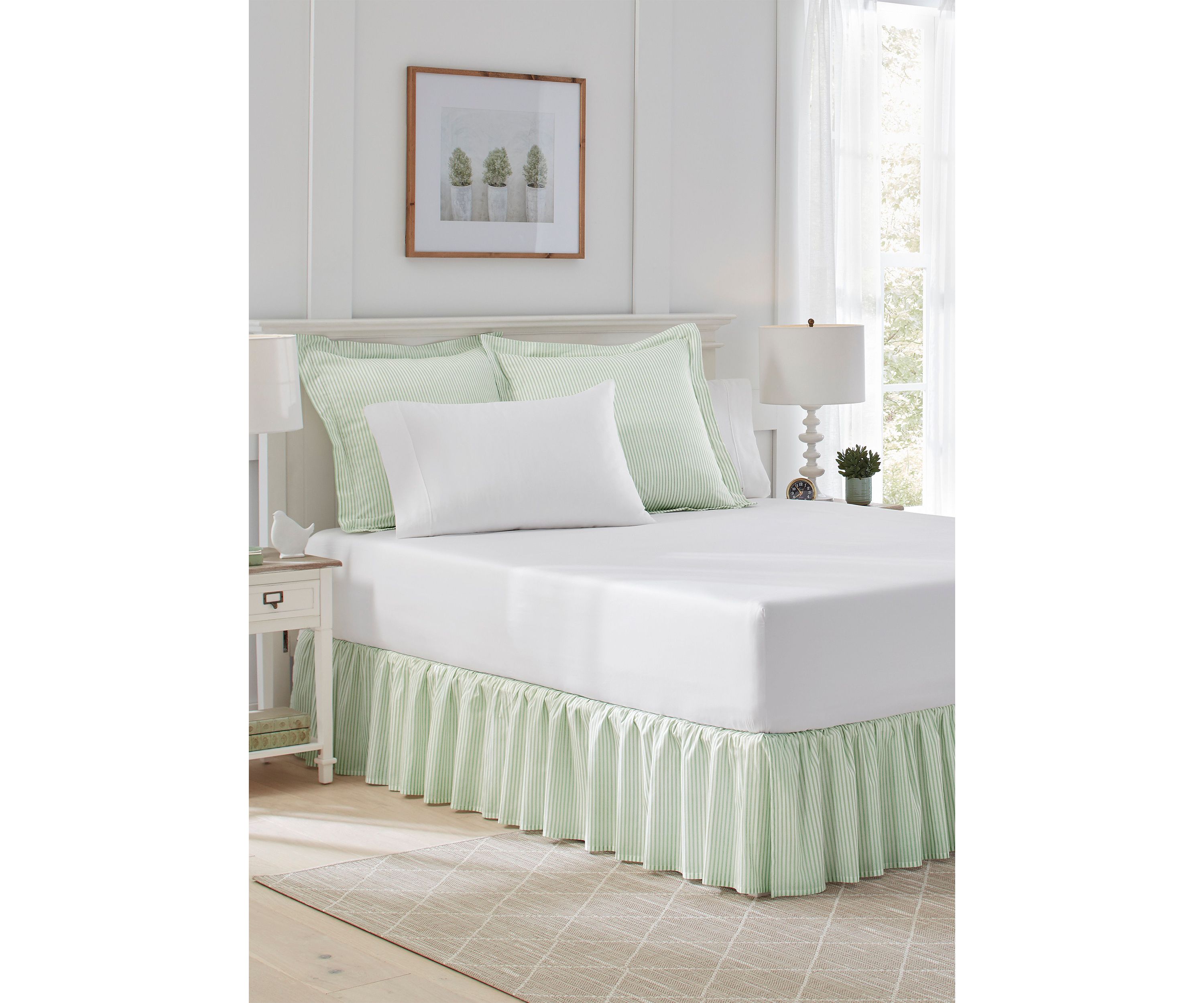 LA Classics Ruffled Cotton Bedskirt